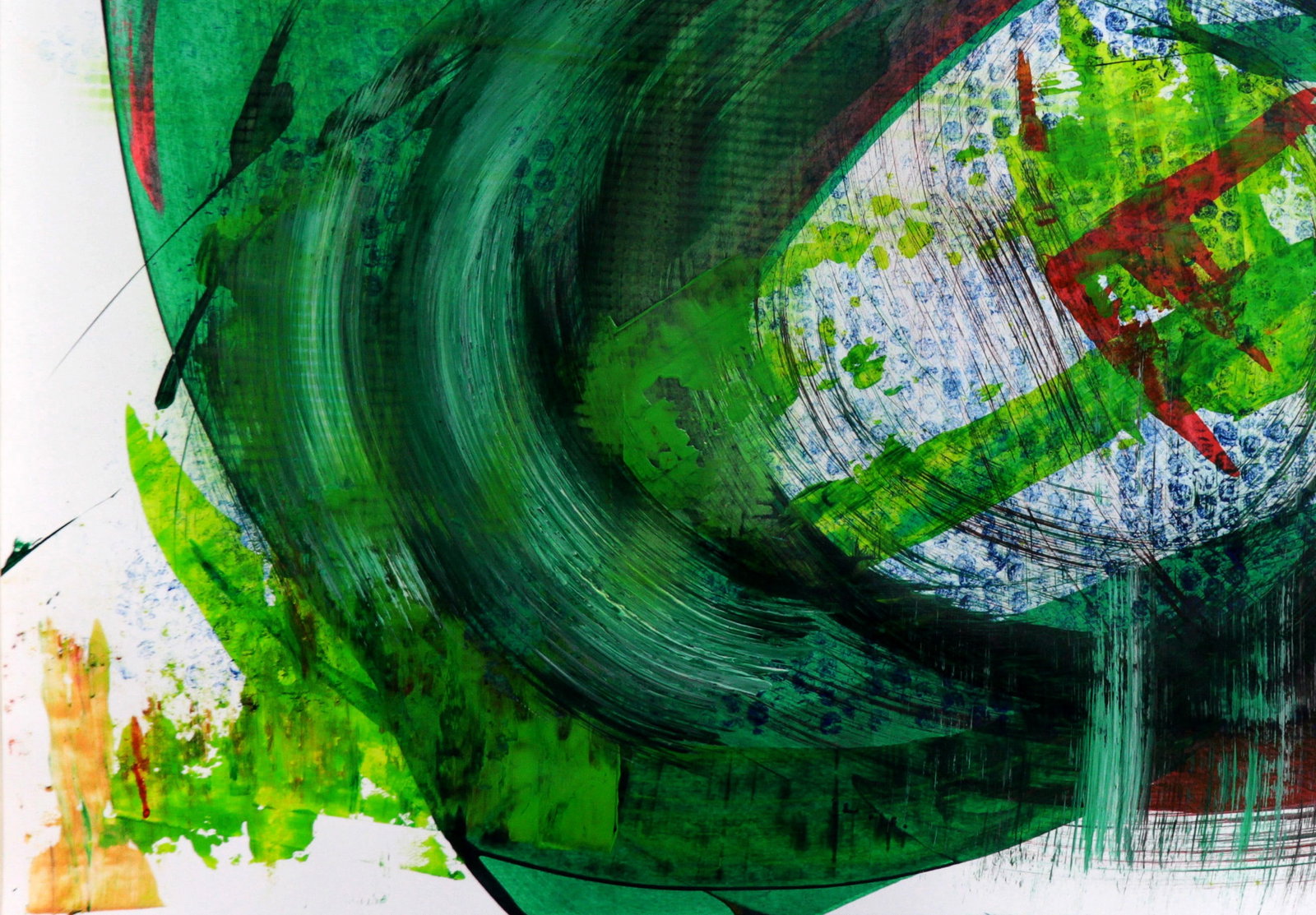 Acrylic painting Circle of life Anatoliy Menkiv - 4