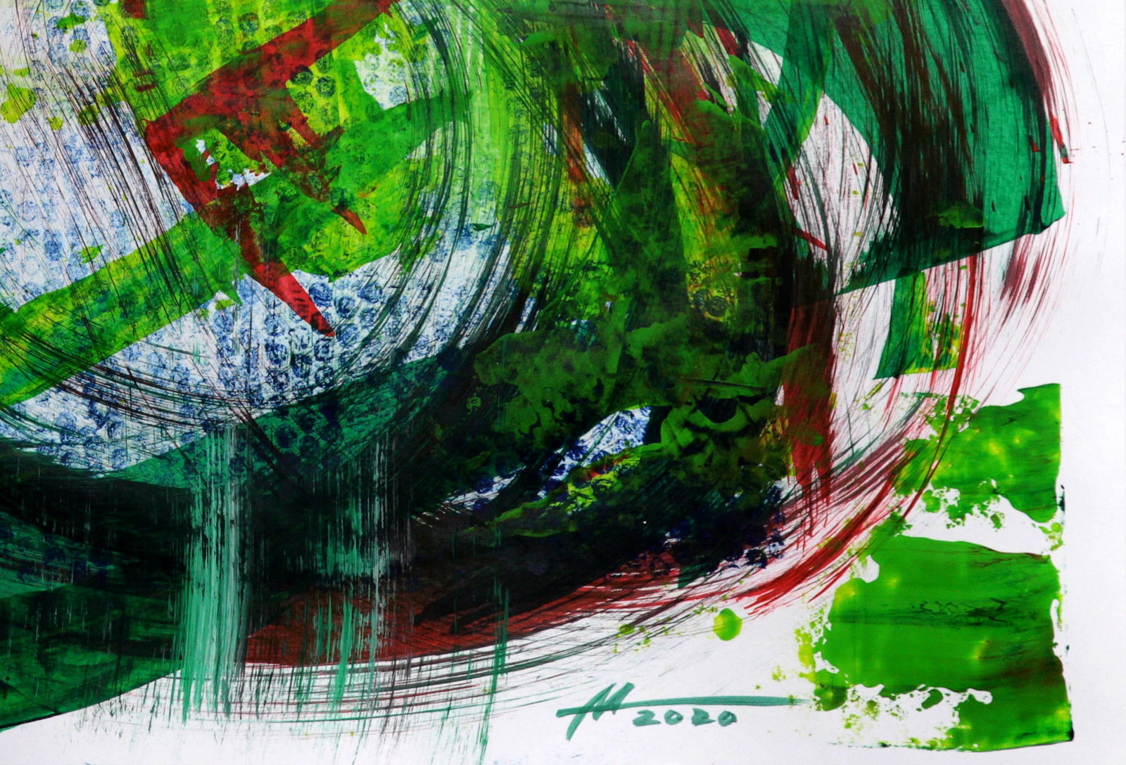 Acrylic painting Circle of life Anatoliy Menkiv - 5