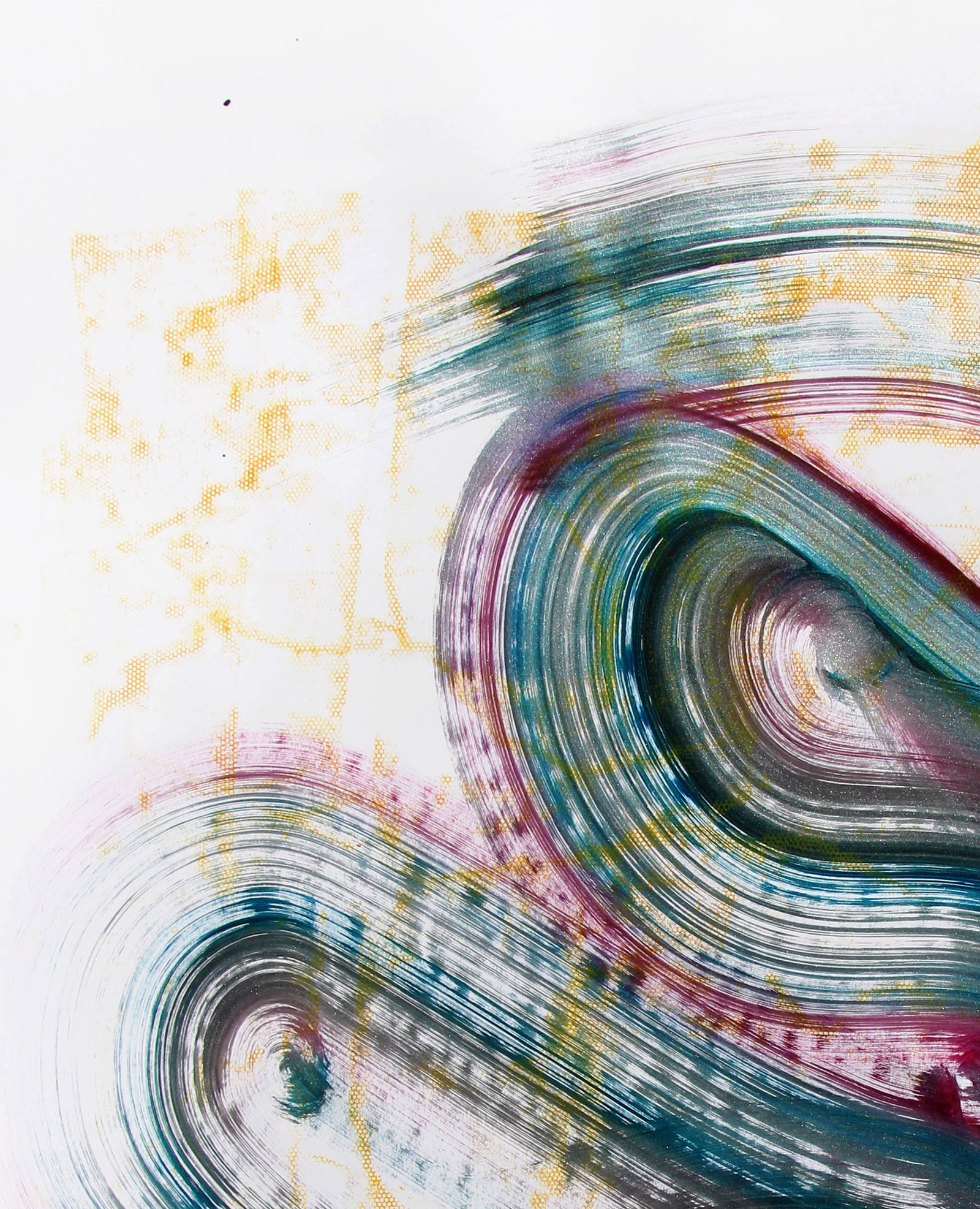 Acrylic painting Snake energy Anatoliy Menkiv - 3