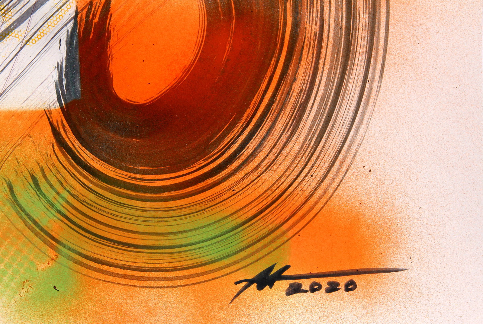 Acrylic painting Infinite Energy Anatoliy Menkiv - 2