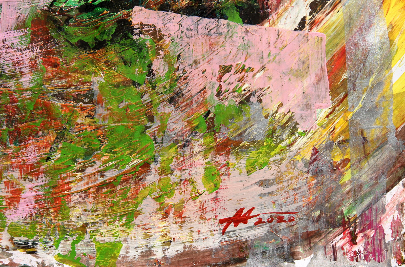 Acrylic painting Childhood memories Anatoliy Menkiv - 2