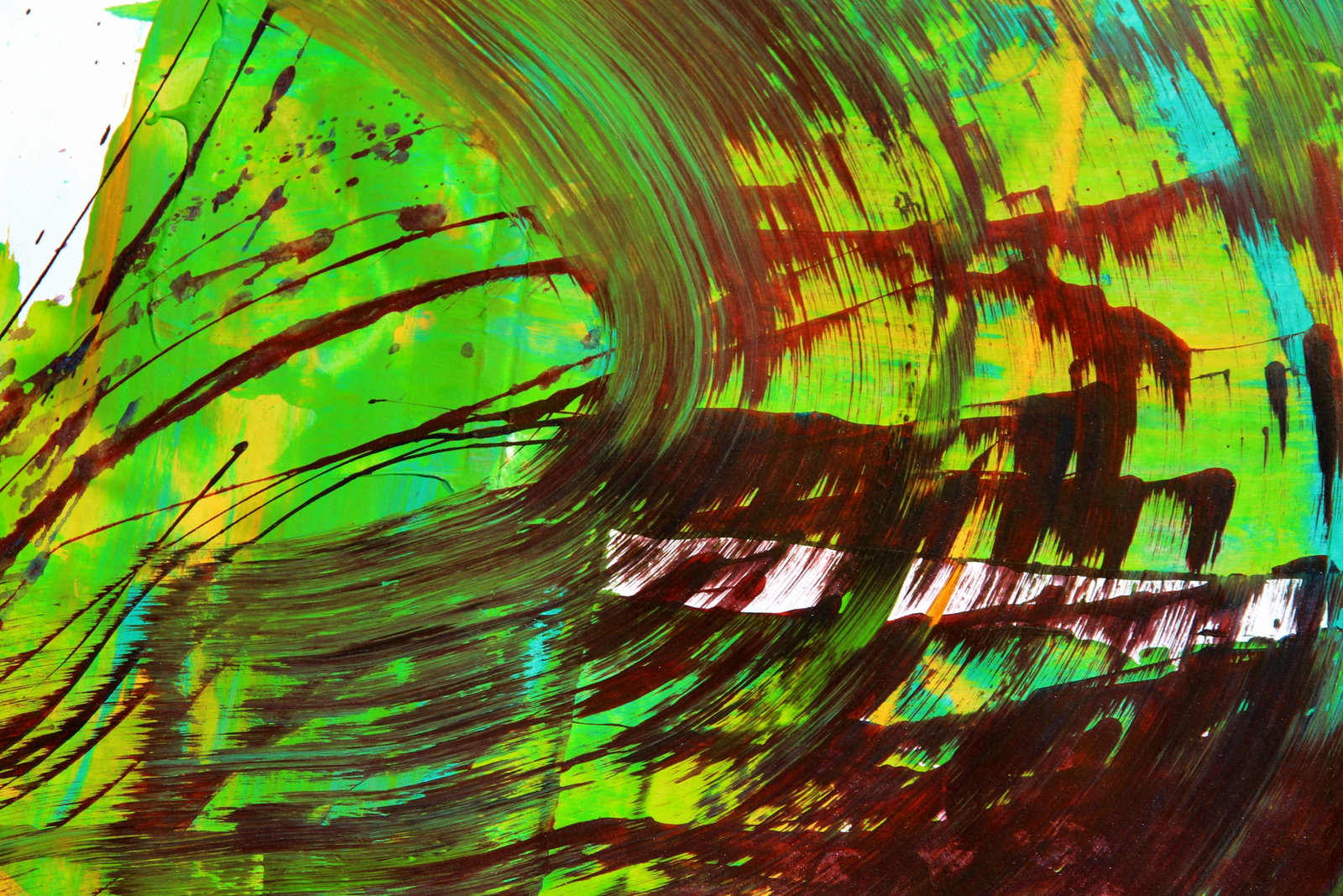 Acrylic painting Movement comes to calm Anatoliy Menkiv - 2