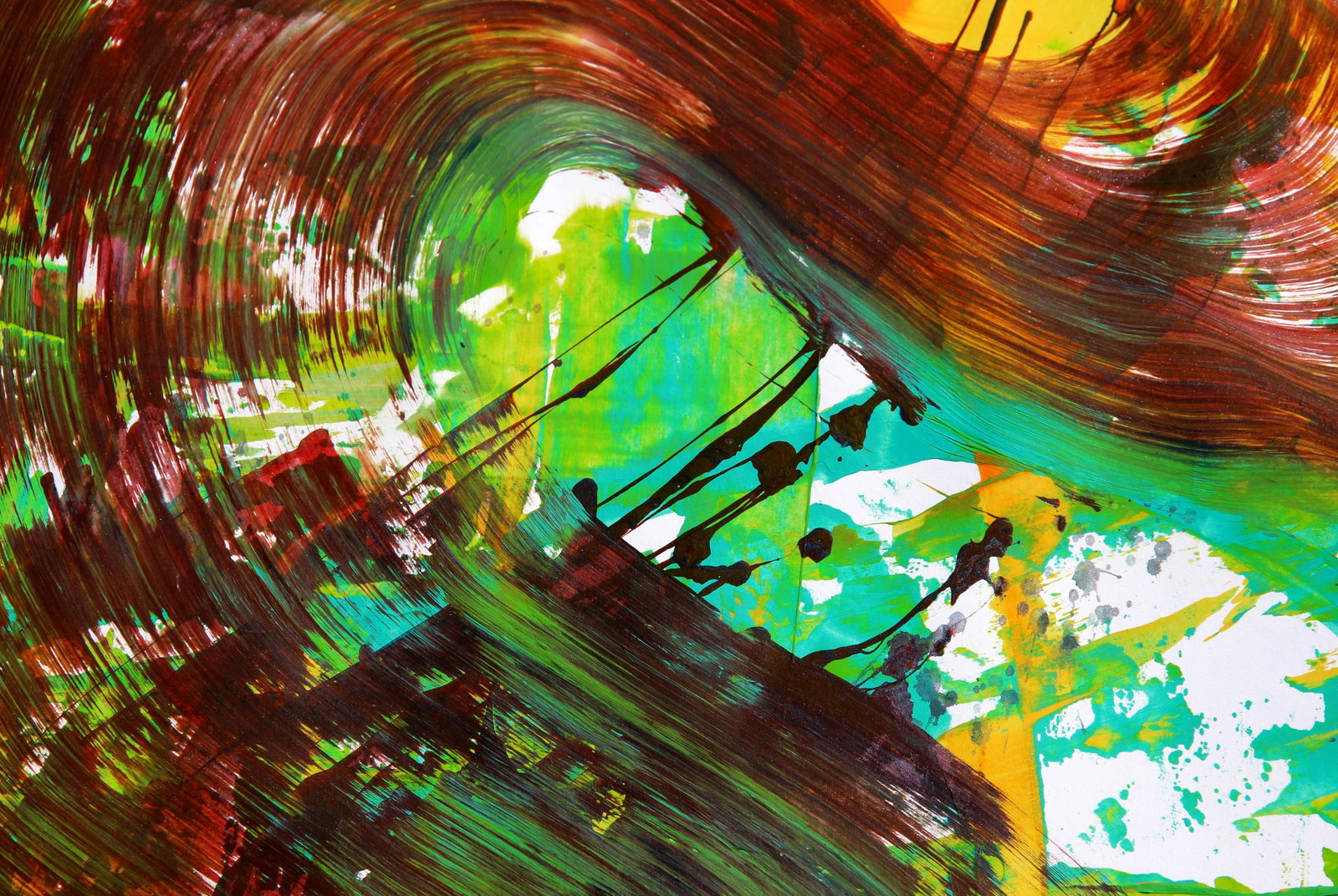 Acrylic painting Movement comes to calm Anatoliy Menkiv - 3