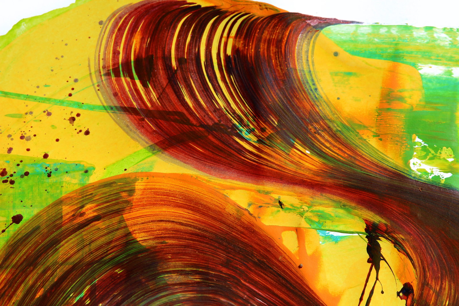 Acrylic painting Movement comes to calm Anatoliy Menkiv - 4