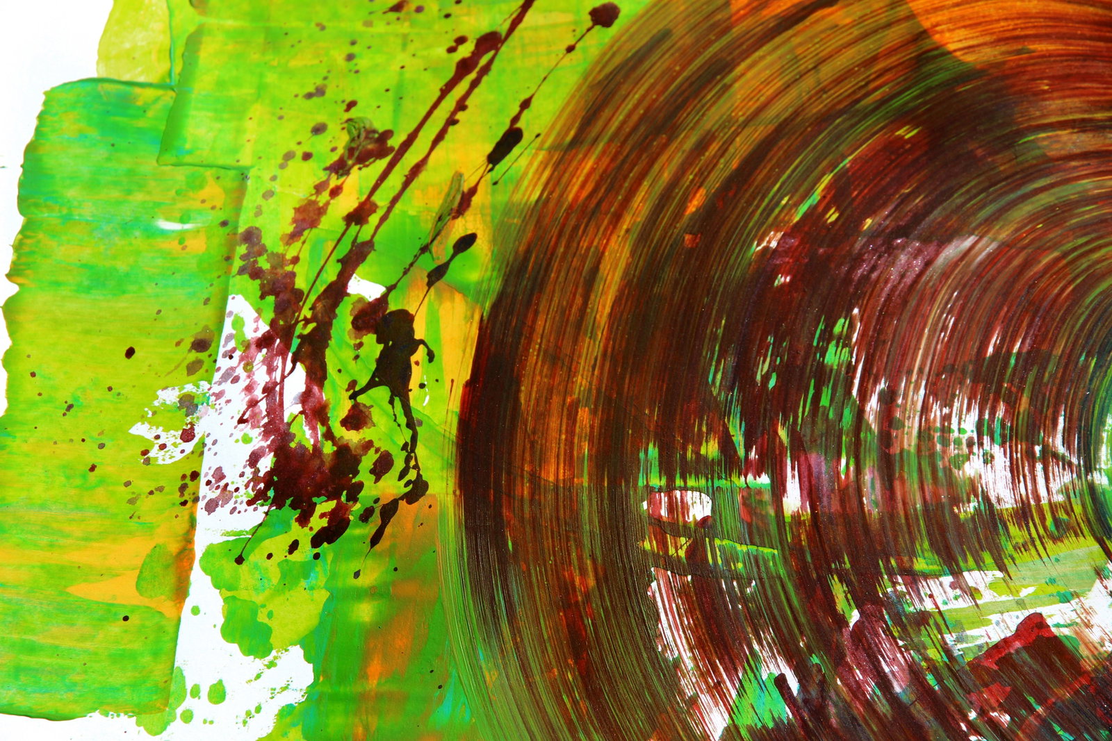 Acrylic painting Movement comes to calm Anatoliy Menkiv - 5