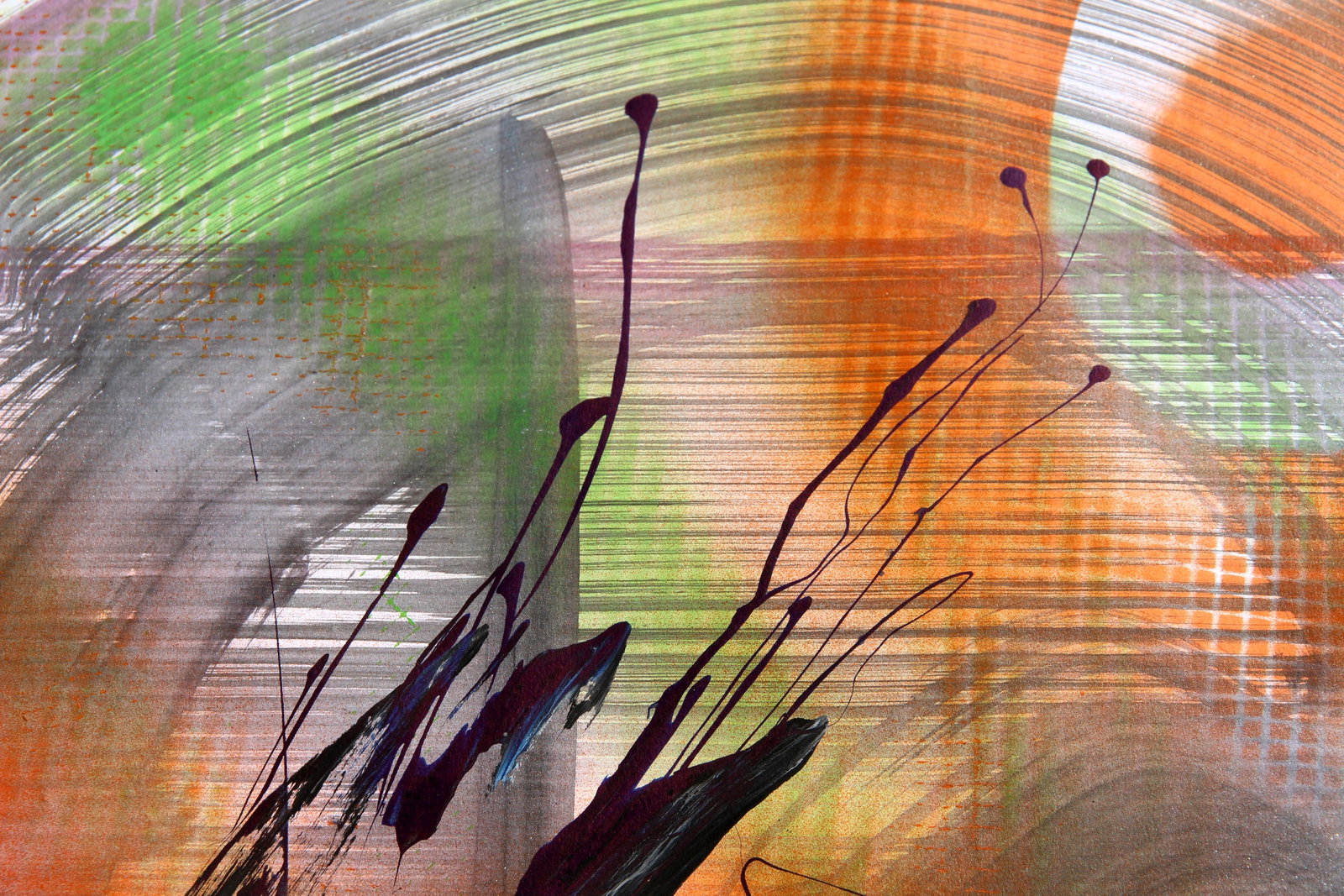 Acrylic painting Energy of life stability Anatoliy Menkiv - 2