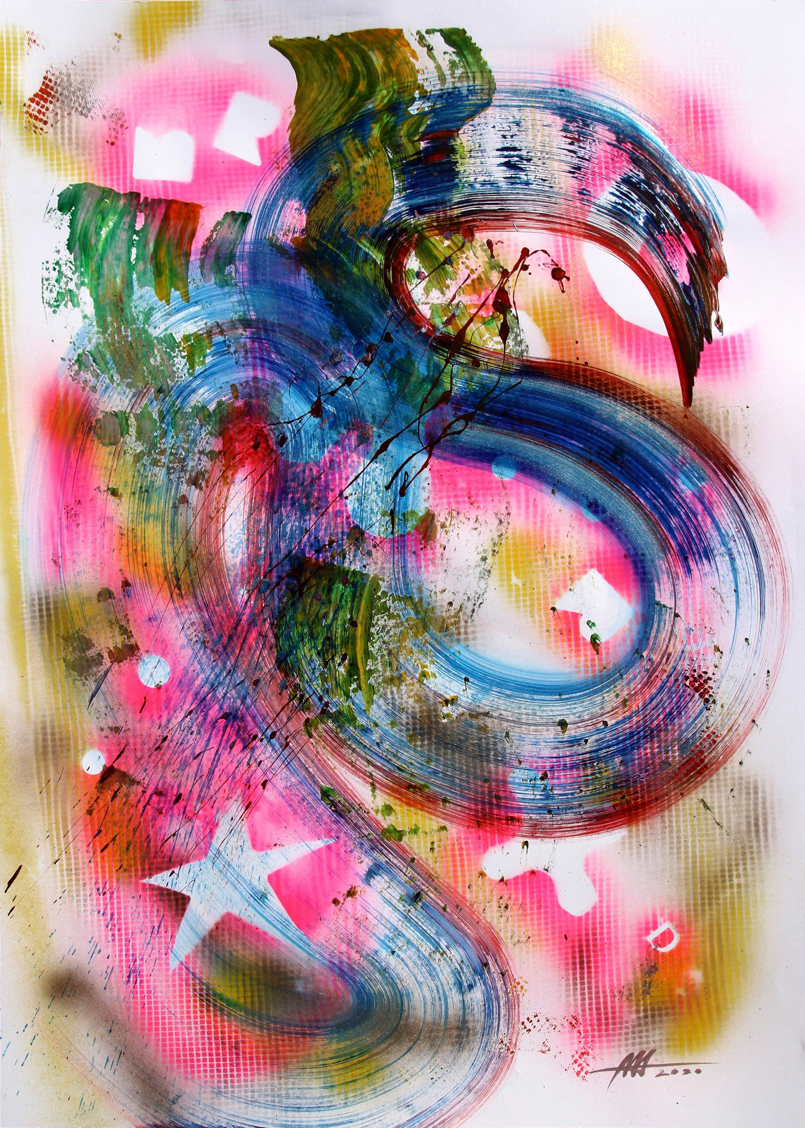 Acrylic painting Relaxing Harmony Anatoliy Menkiv (1 of 8)