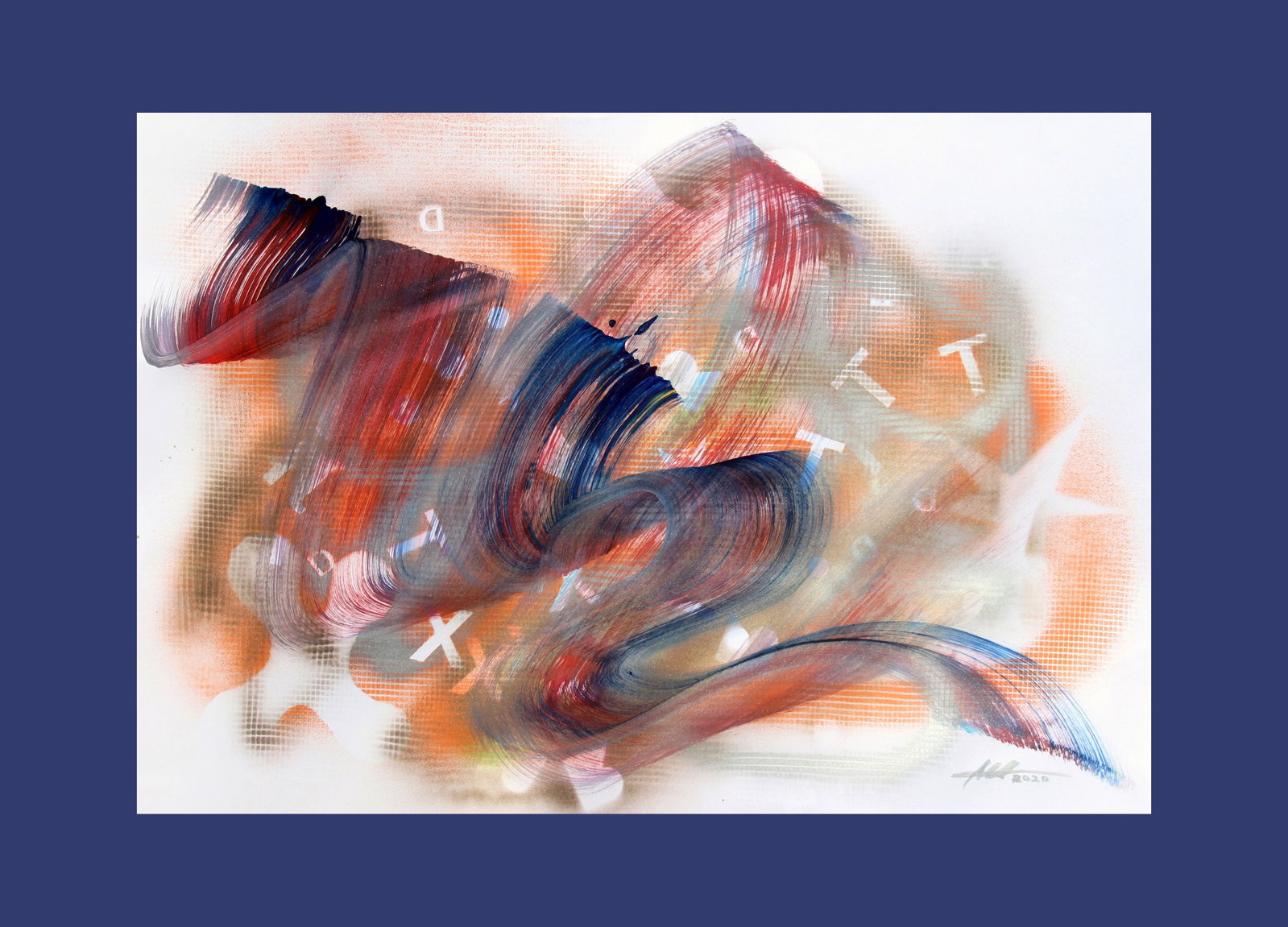 Acrylic painting Human reflection Anatoliy Menkiv - 2