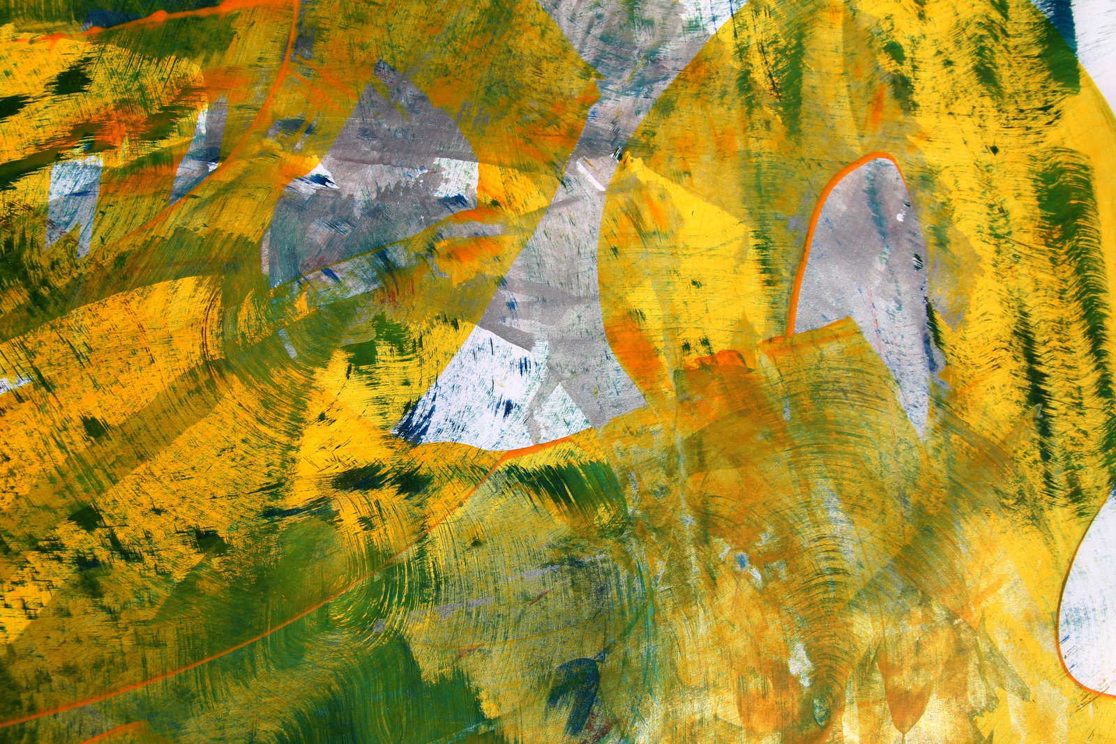 Acrylic painting Energy of optimism and warmth Anatoliy Menkiv - 6