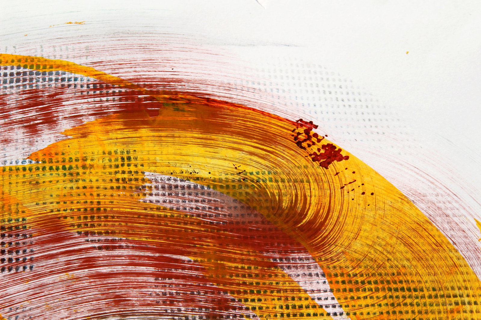 Acrylic painting Circle of warmth and fullness of life Anatoliy Menkiv - 2