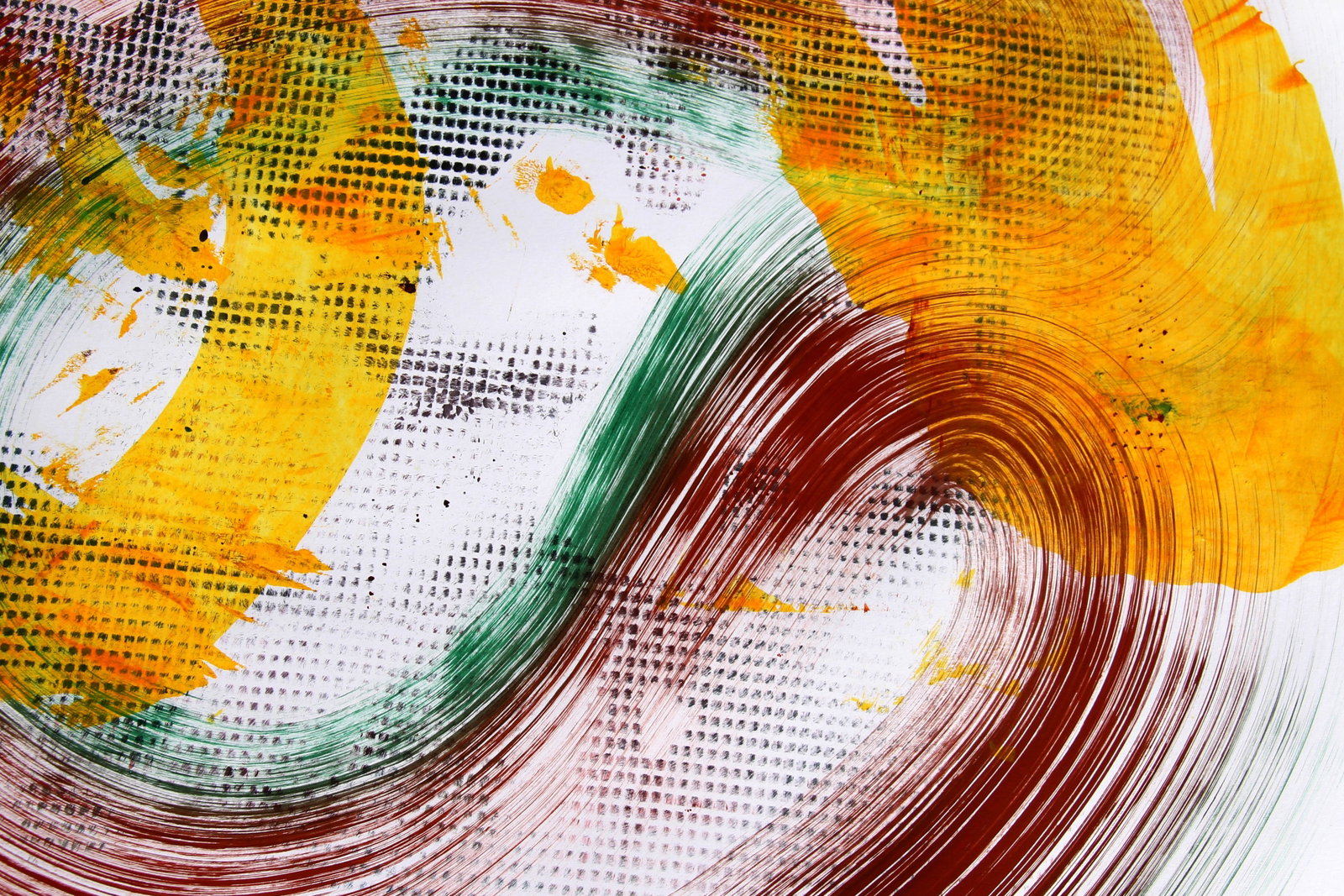 Acrylic painting Circle of warmth and fullness of life Anatoliy Menkiv - 5