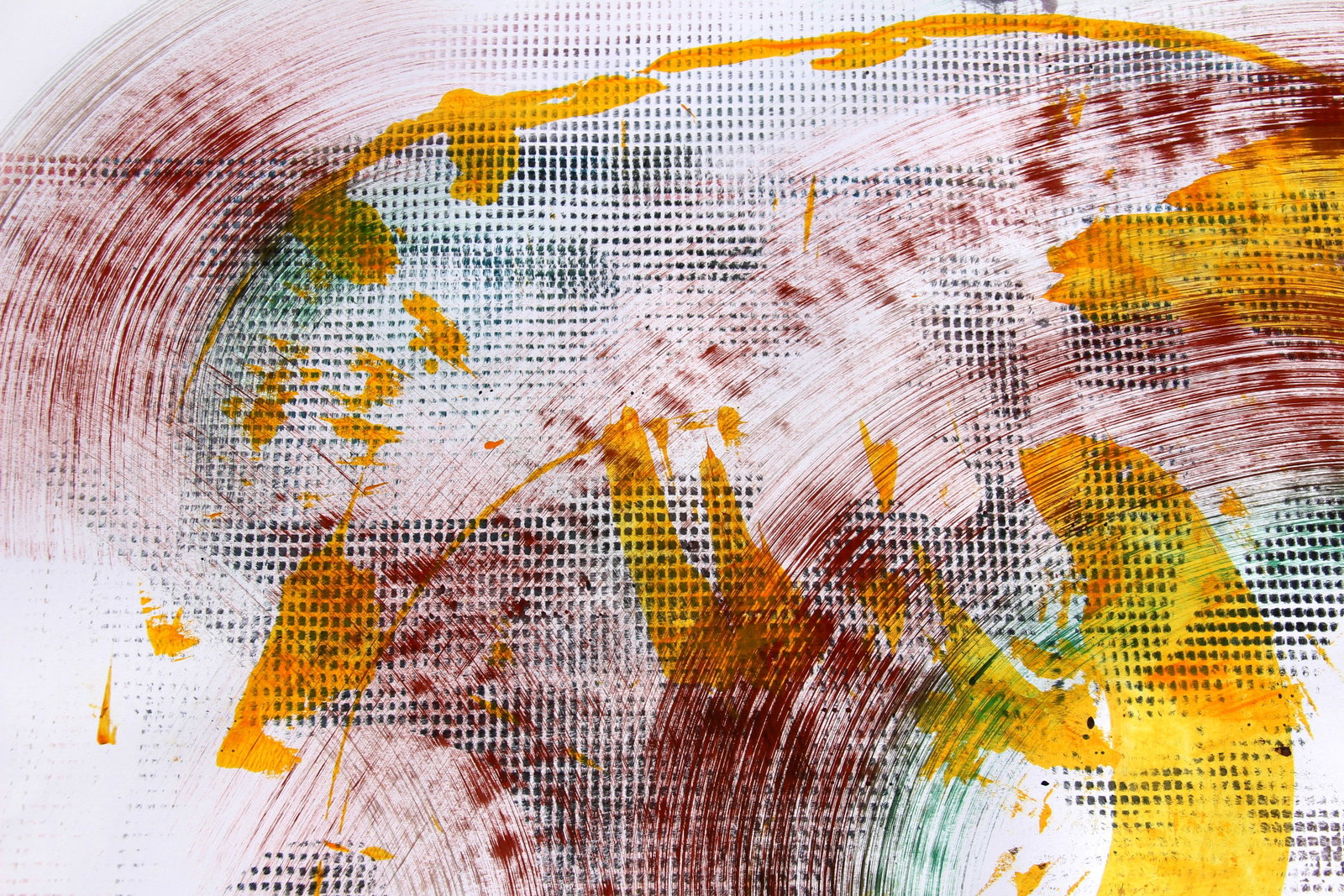 Acrylic painting Circle of warmth and fullness of life Anatoliy Menkiv - 6