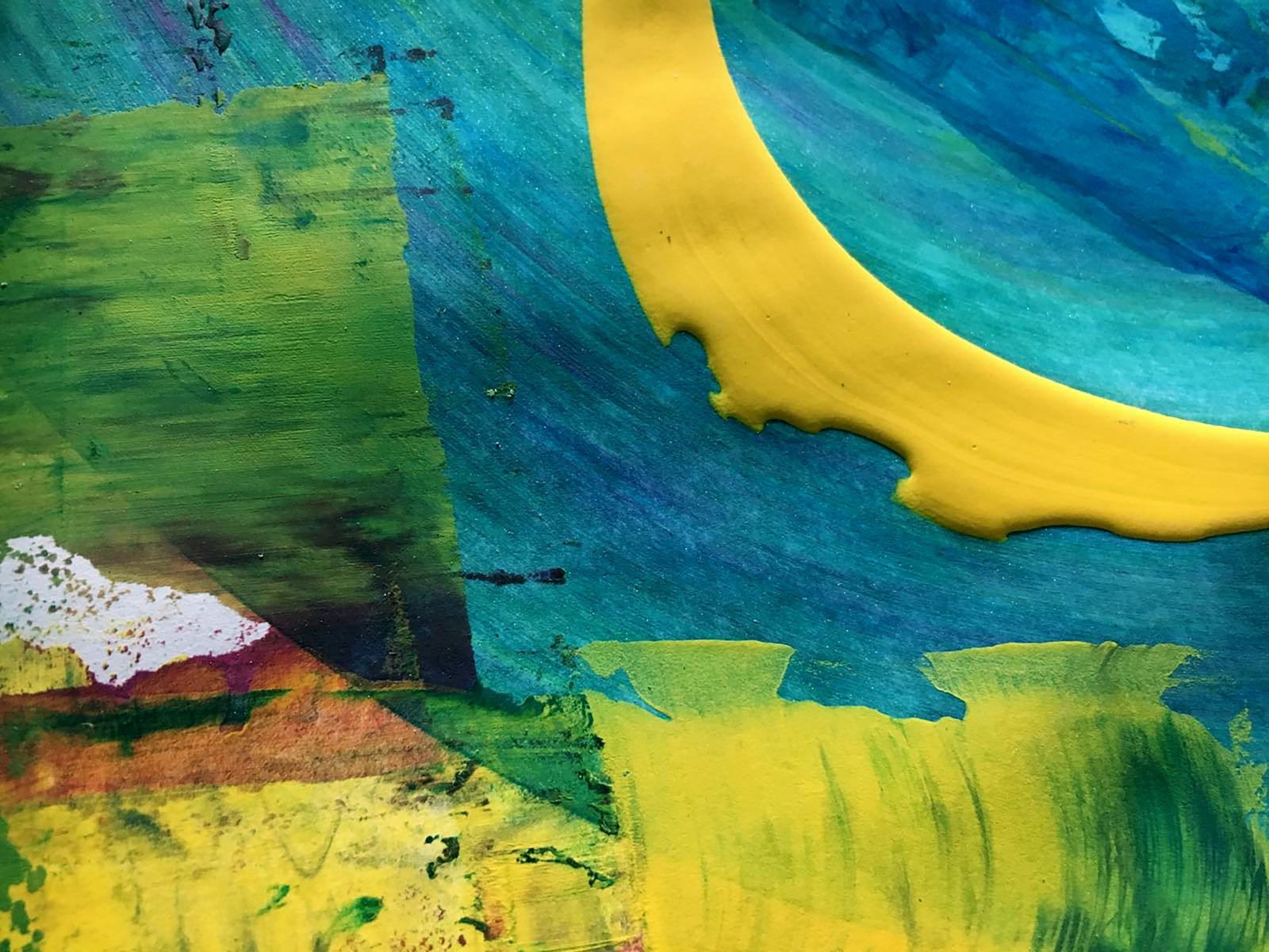 Acrylic painting Life in the warm sea Anatoliy Menkiv - 3