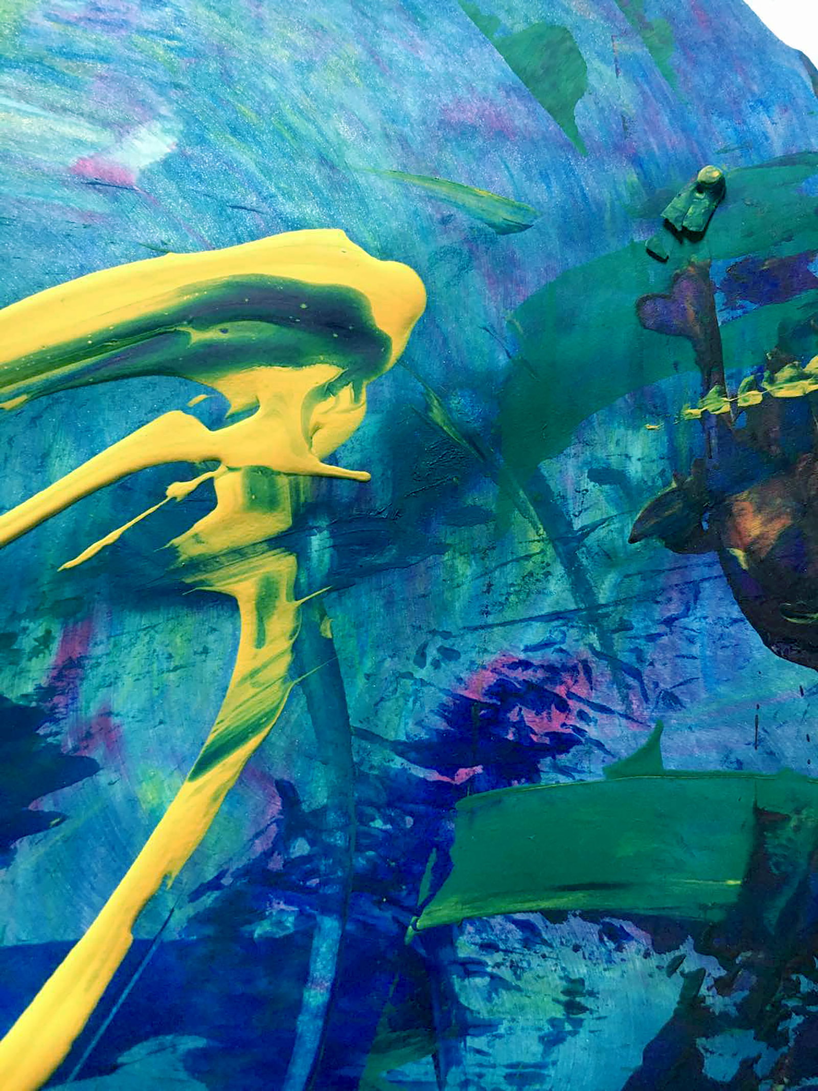 Acrylic painting Life in the warm sea Anatoliy Menkiv - 5