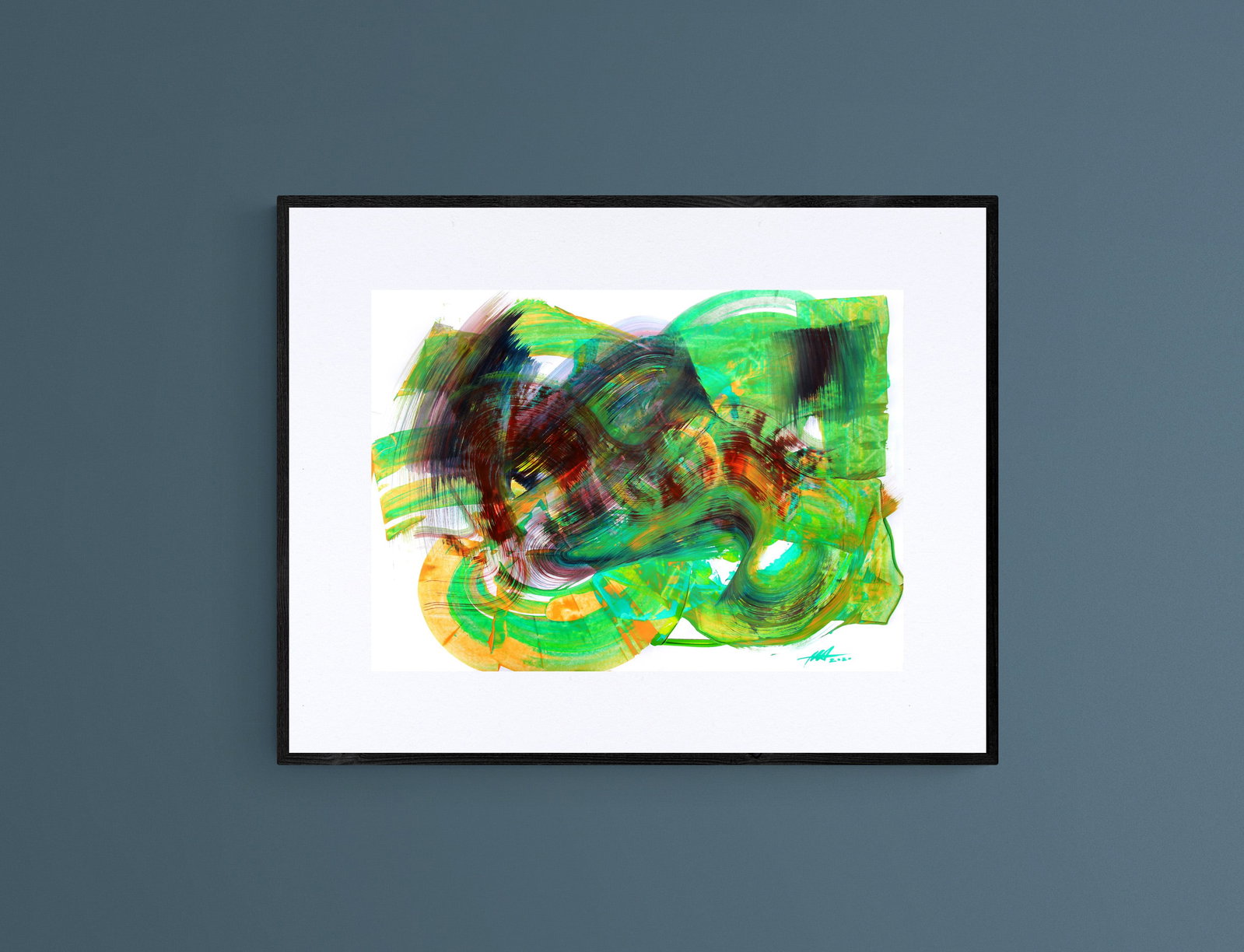 Acrylic painting Pulsating Life Anatoliy Menkiv - 2