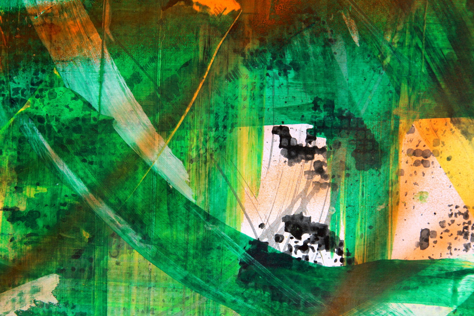 Acrylic painting Raging energy inside Anatoliy Menkiv - 2