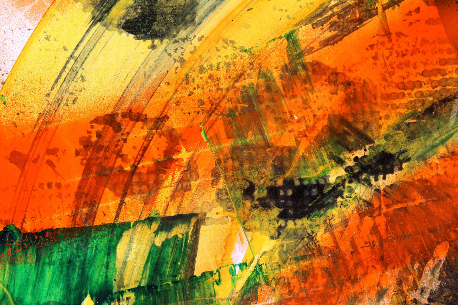 Acrylic painting Raging energy inside Anatoliy Menkiv - 3