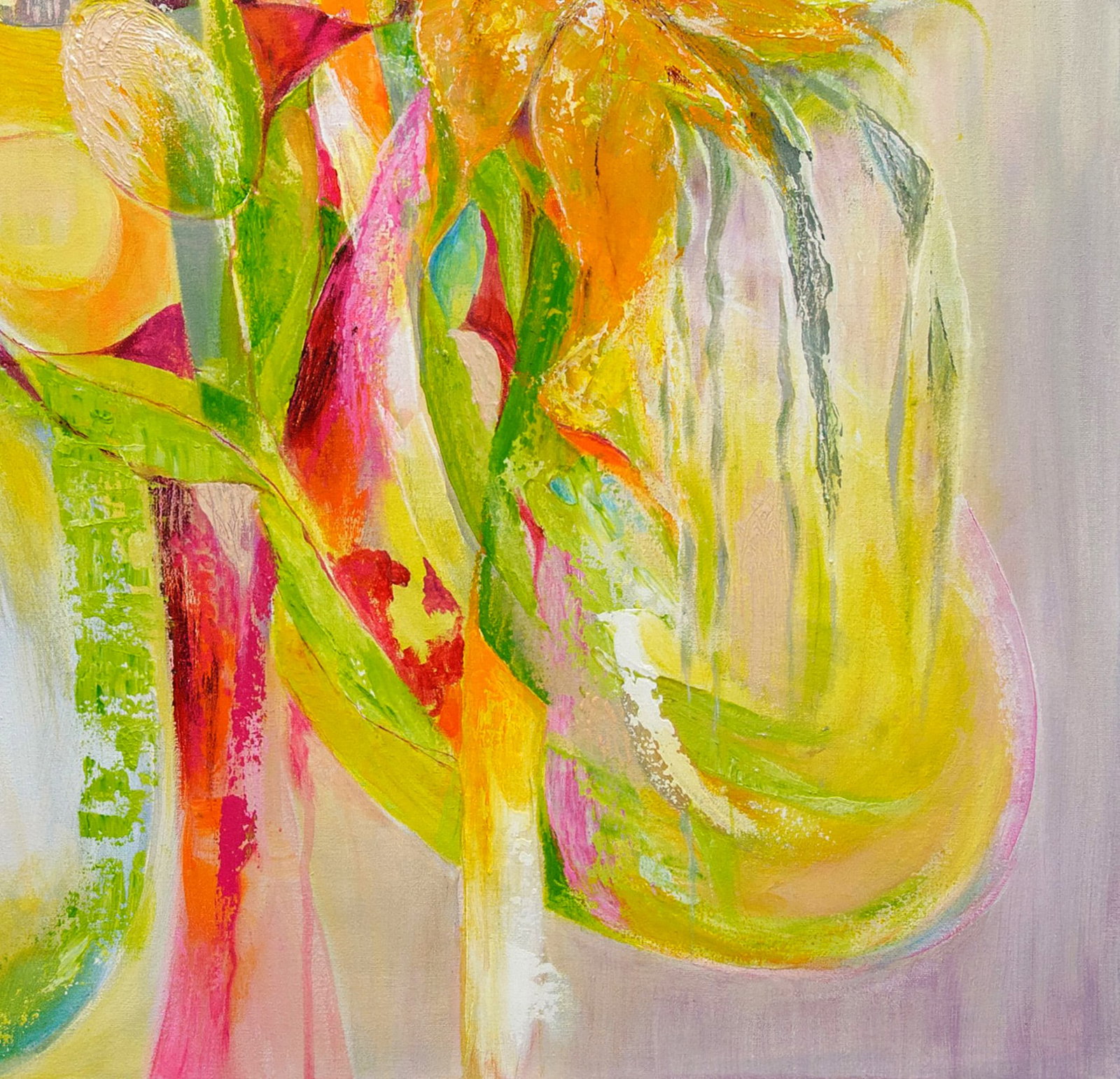 Acrylic painting Summer fun Halyna Babak - 5