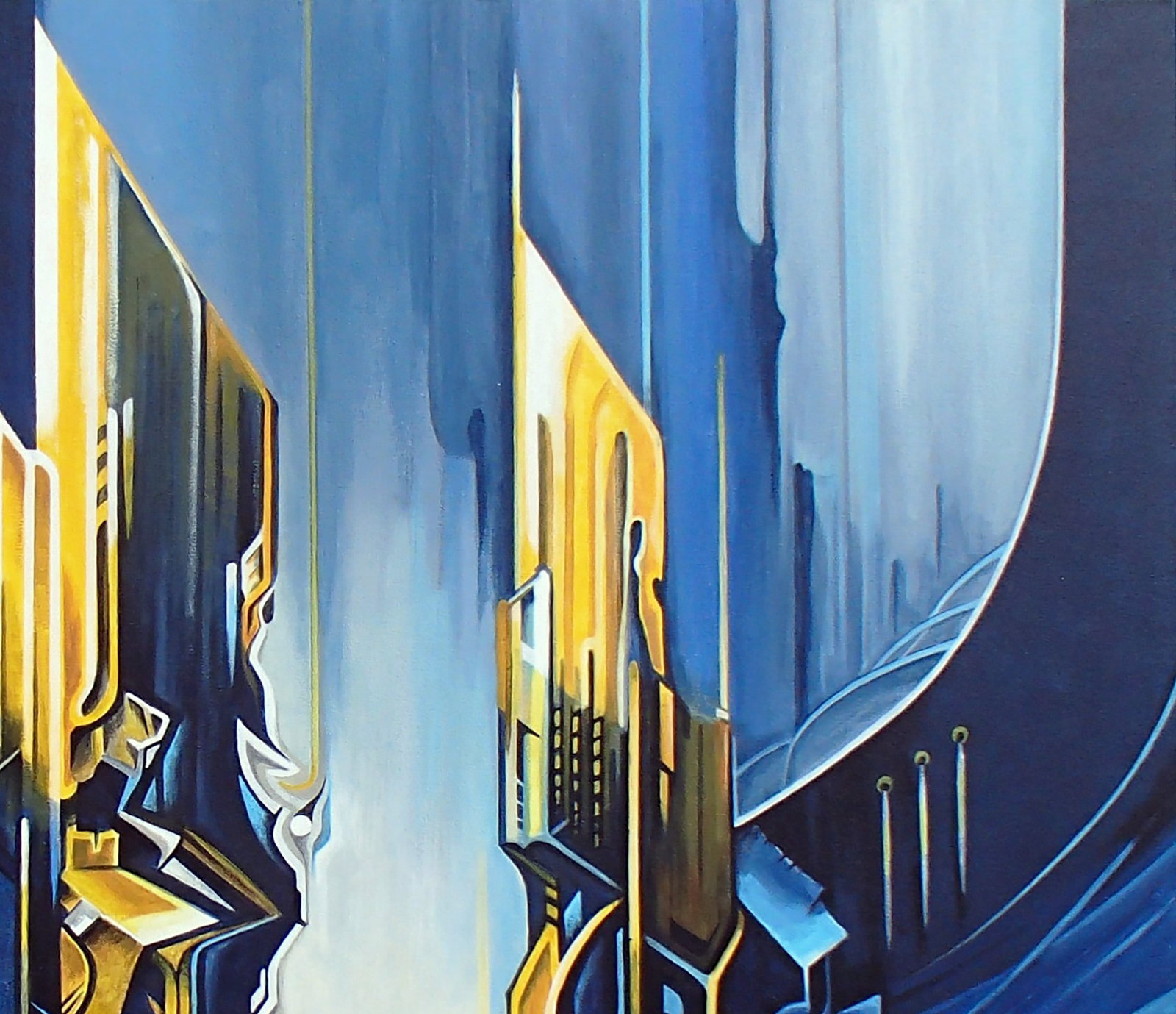 Acrylic painting Galactic fantasy Victor Babak - 3