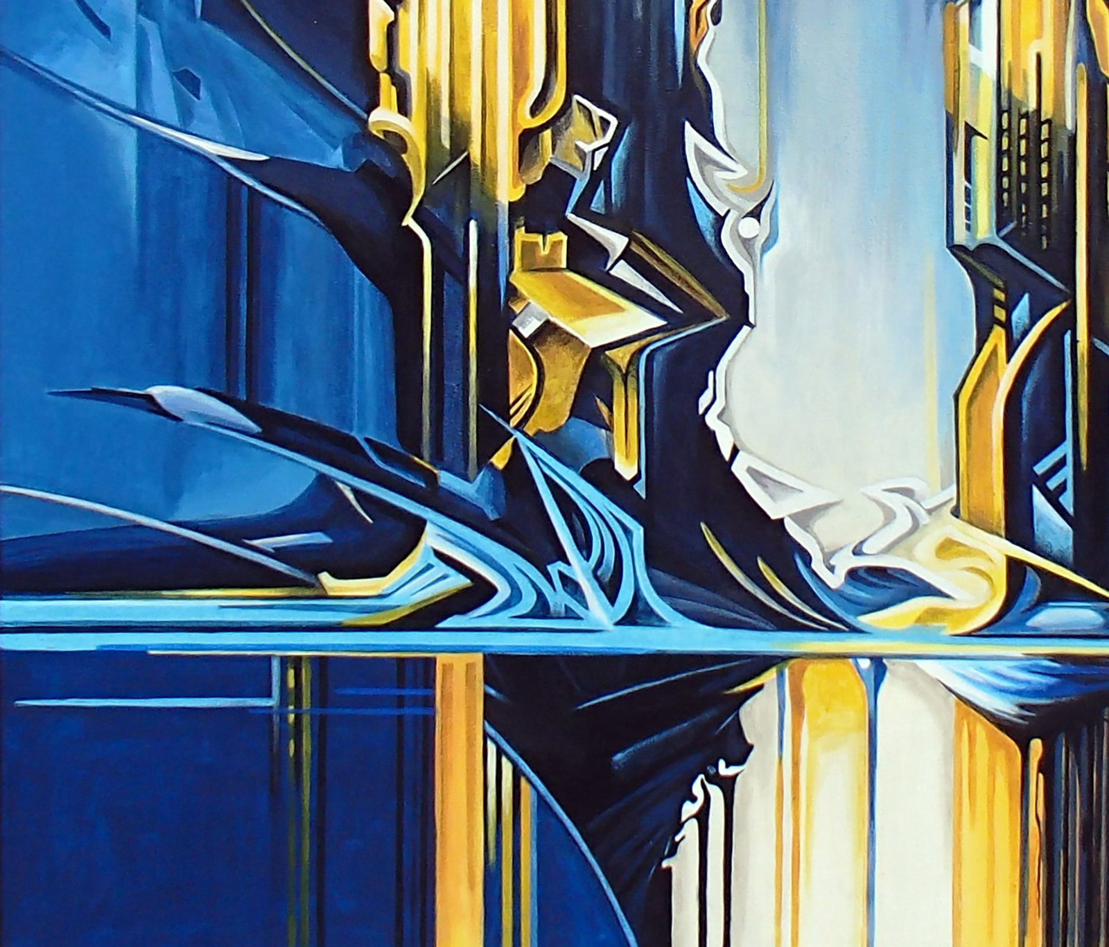 Acrylic painting Galactic fantasy Victor Babak - 4