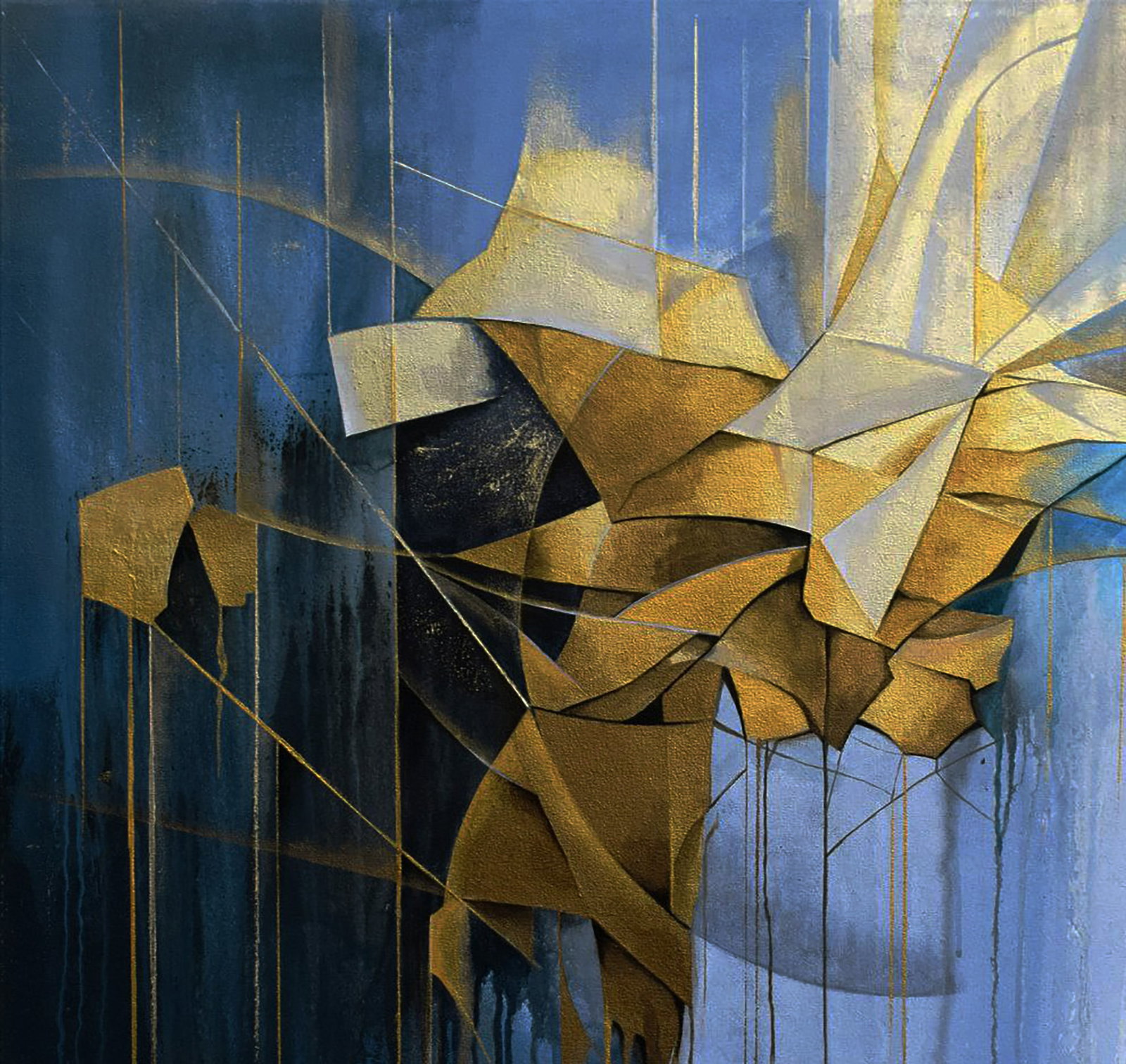 Acrylic painting Autumn kaleidoscope Victor Babak - 2