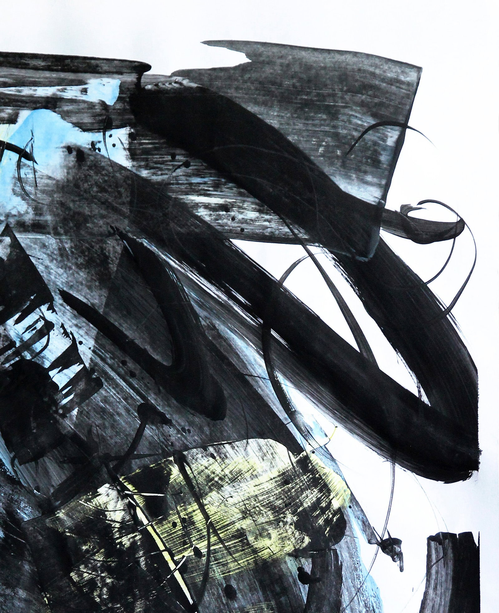 Acrylic painting Contact of two energies Anatoliy Menkiv - 5