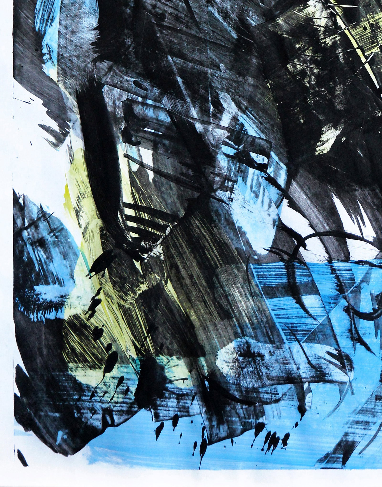 Acrylic painting Contact of two energies Anatoliy Menkiv - 6