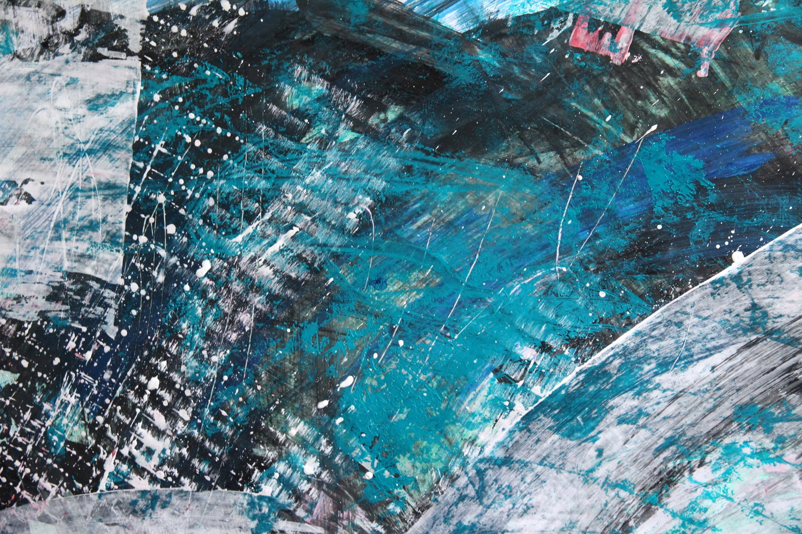 Acrylic painting Something cold in my soul Anatoliy Menkiv - 2