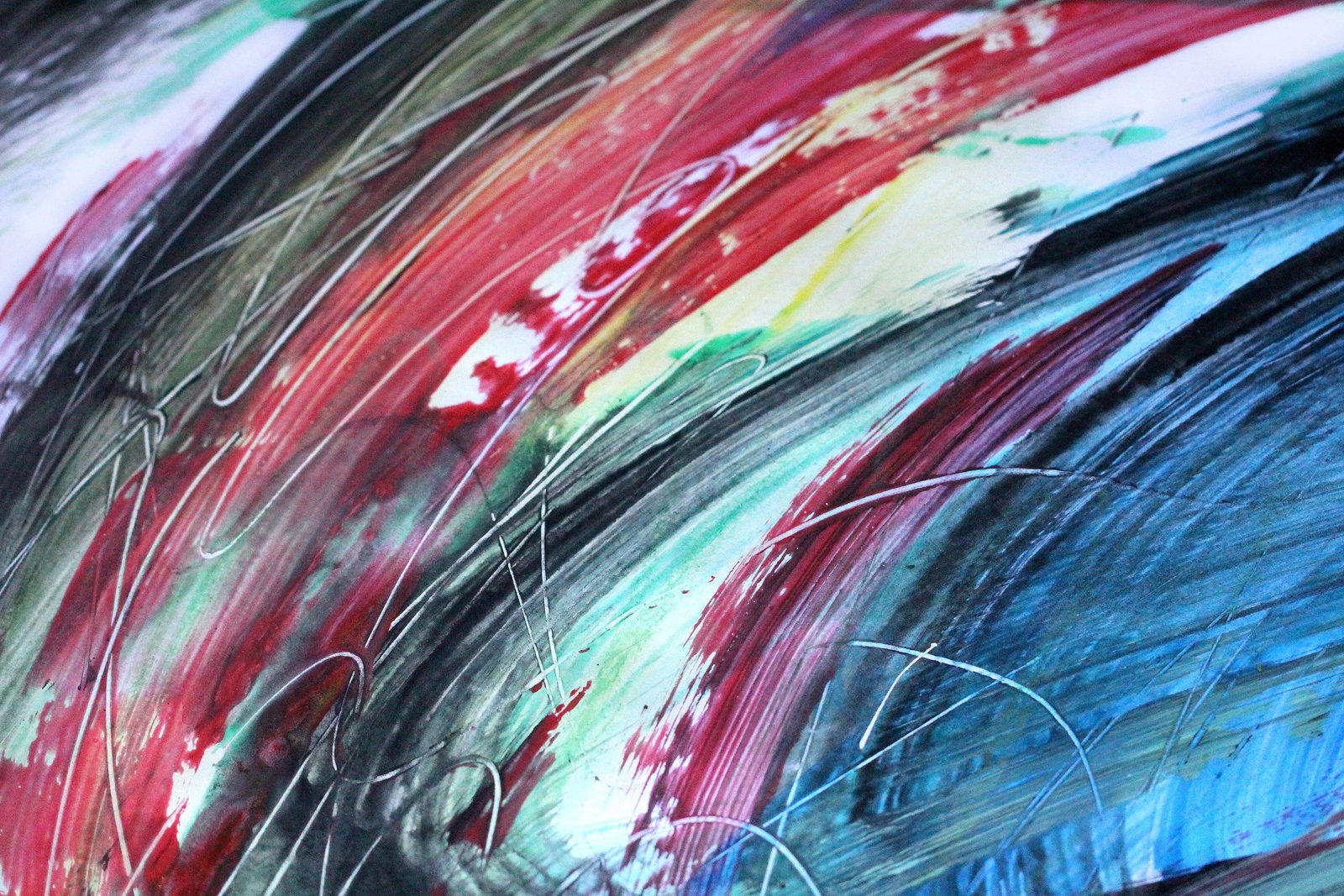 Acrylic painting Whirlwind of emotions Anatoliy Menkiv - 4
