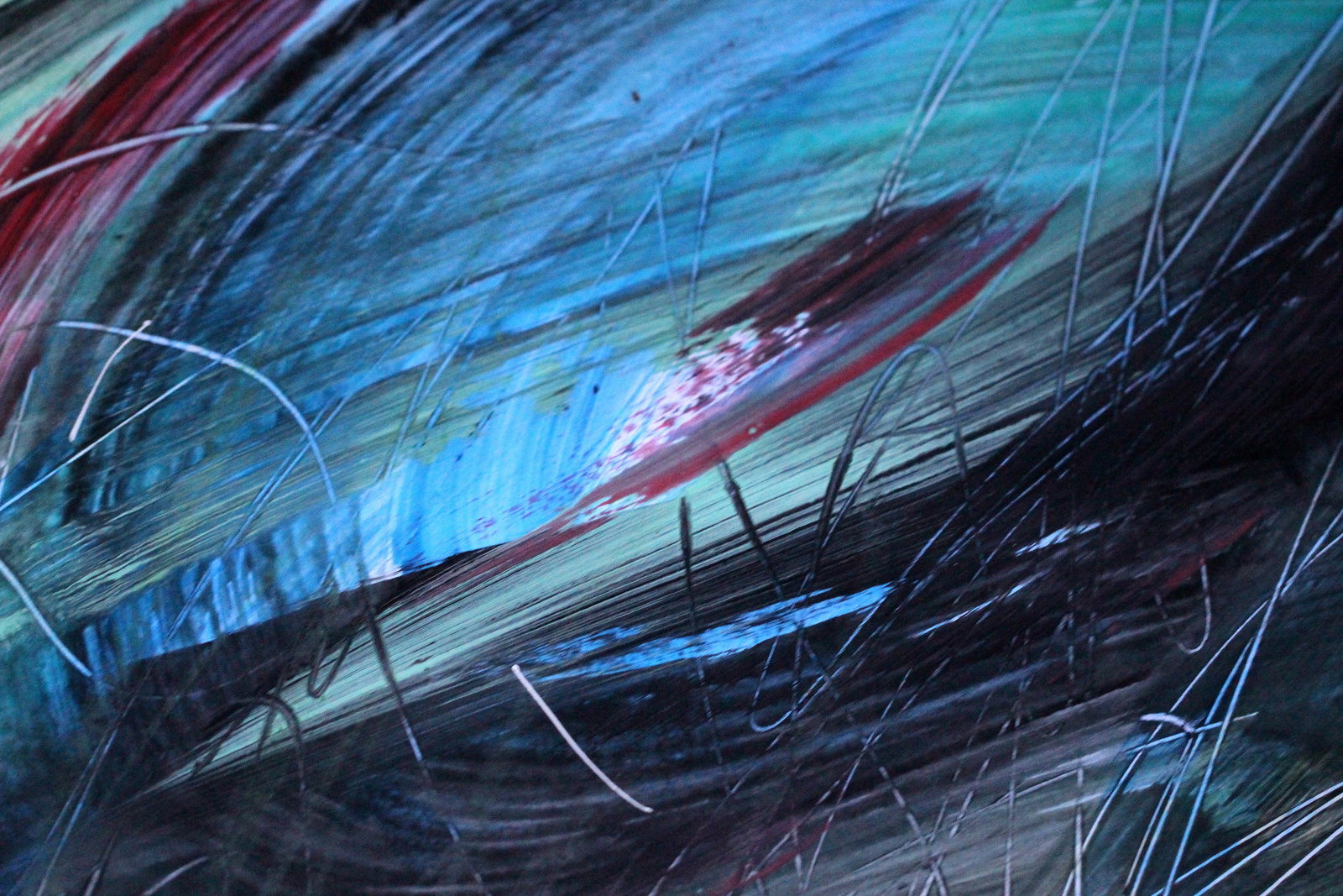Acrylic painting Whirlwind of emotions Anatoliy Menkiv - 5
