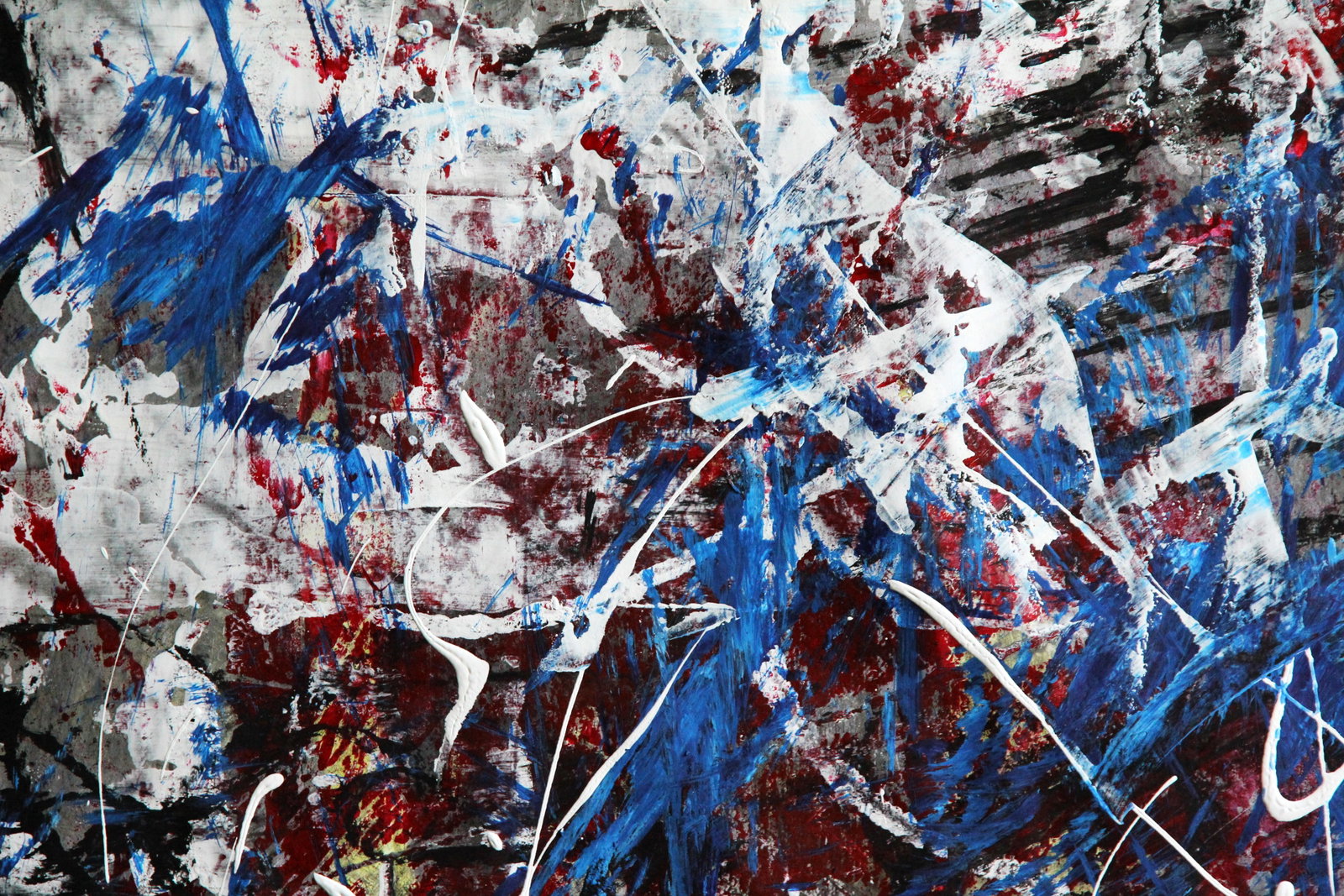 Acrylic painting Light is born in darkness Anatoliy Menkiv - 3