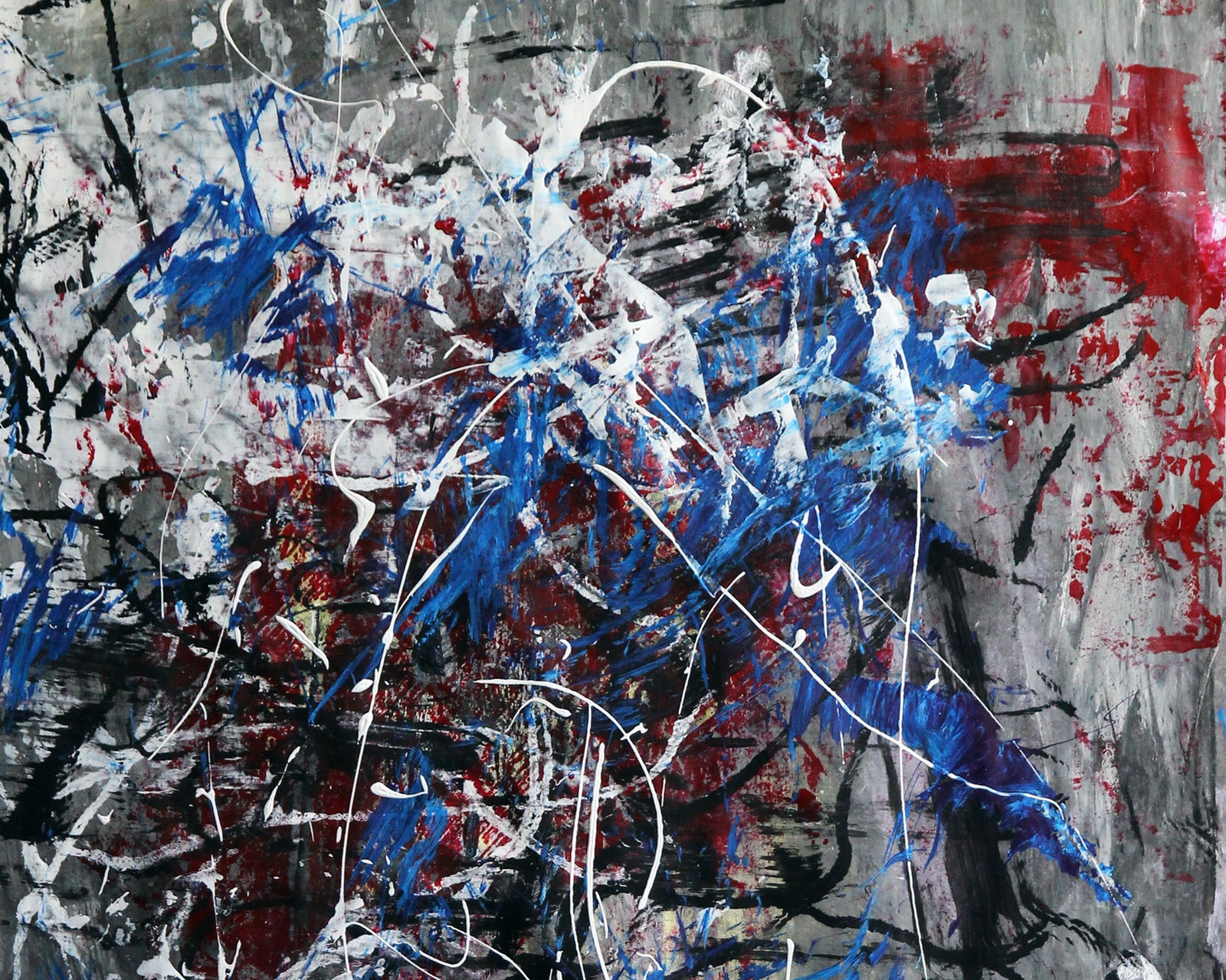 Acrylic painting Light is born in darkness Anatoliy Menkiv - 5