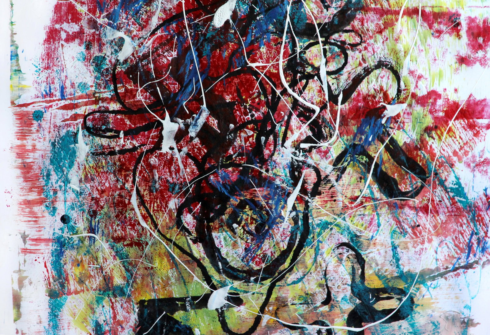 Acrylic painting Tangled Thread Anatoliy Menkiv - 3
