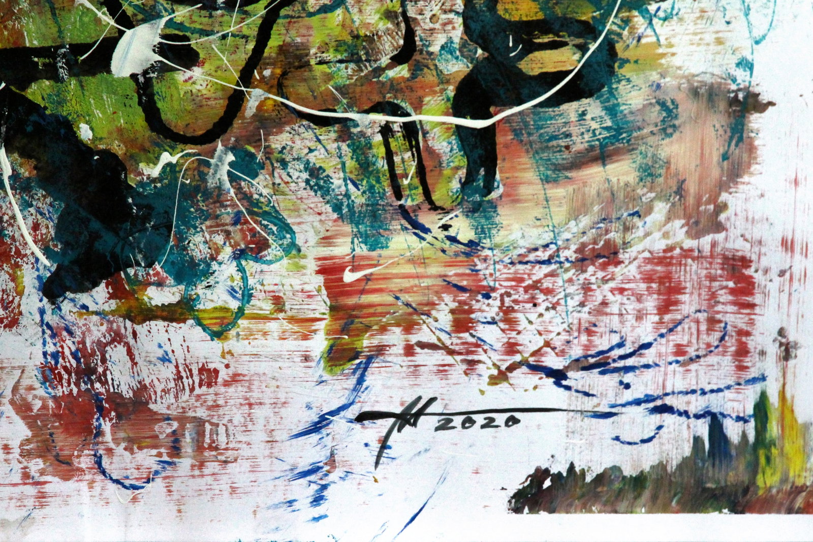 Acrylic painting Tangled Thread Anatoliy Menkiv - 7