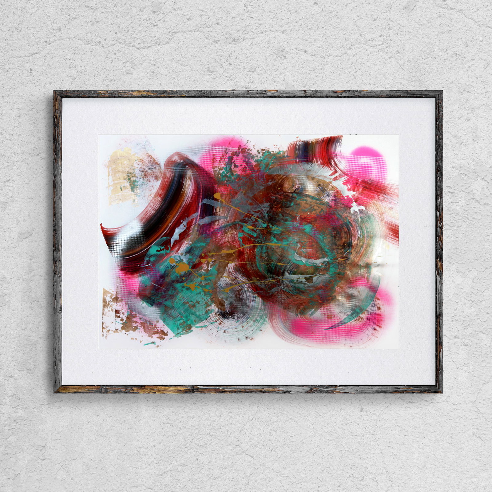 Acrylic painting In the life of femininity Anatoliy Menkiv - 2