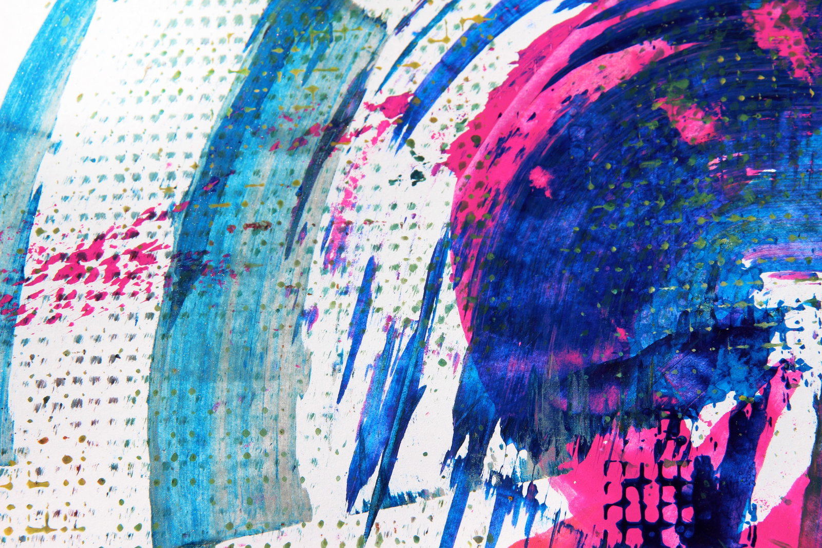 Acrylic painting Energy about good things Anatoliy Menkiv - 4