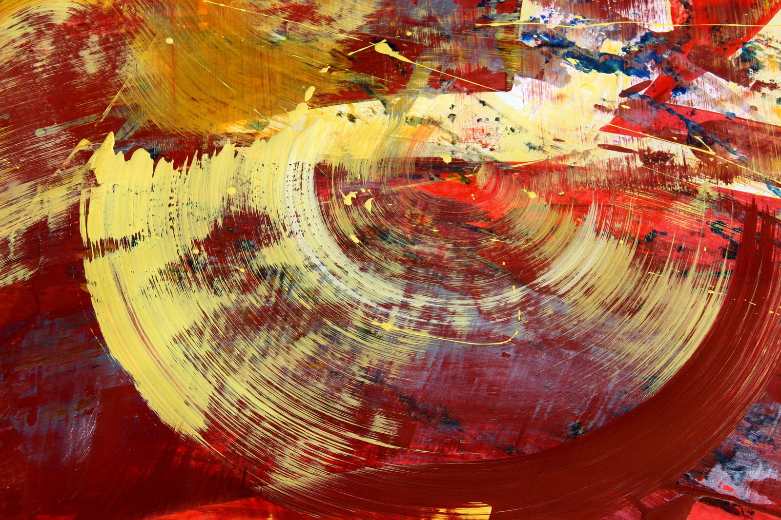 Acrylic painting Containment energy Anatoliy Menkiv - 3