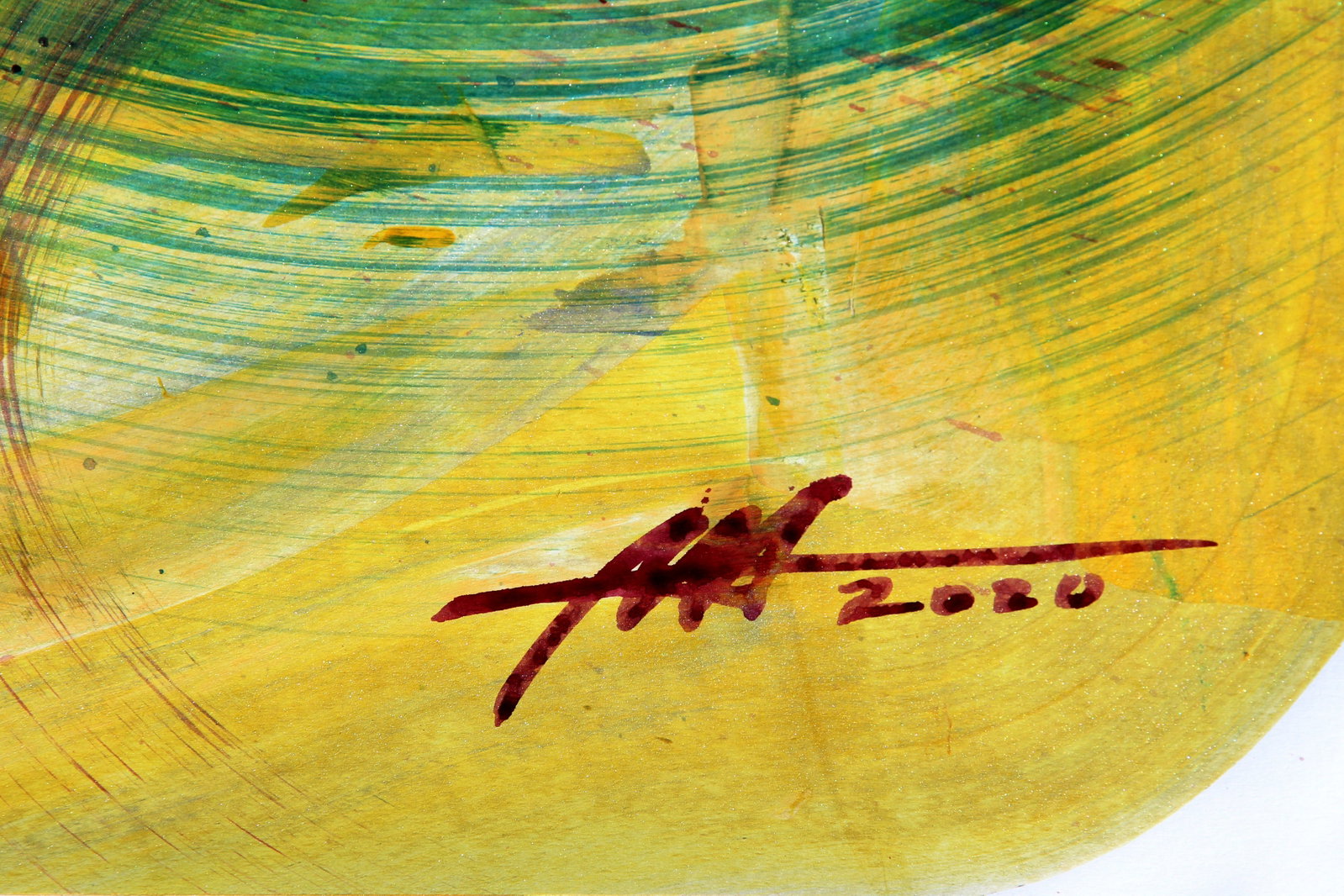 Acrylic painting Warm touch Anatoliy Menkiv - 7