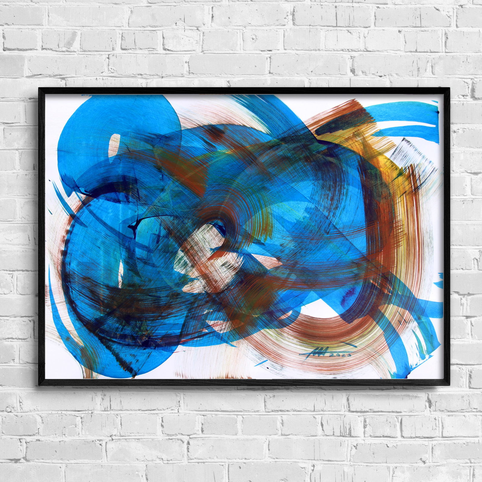 Acrylic painting Cool energy Anatoliy Menkiv - 2