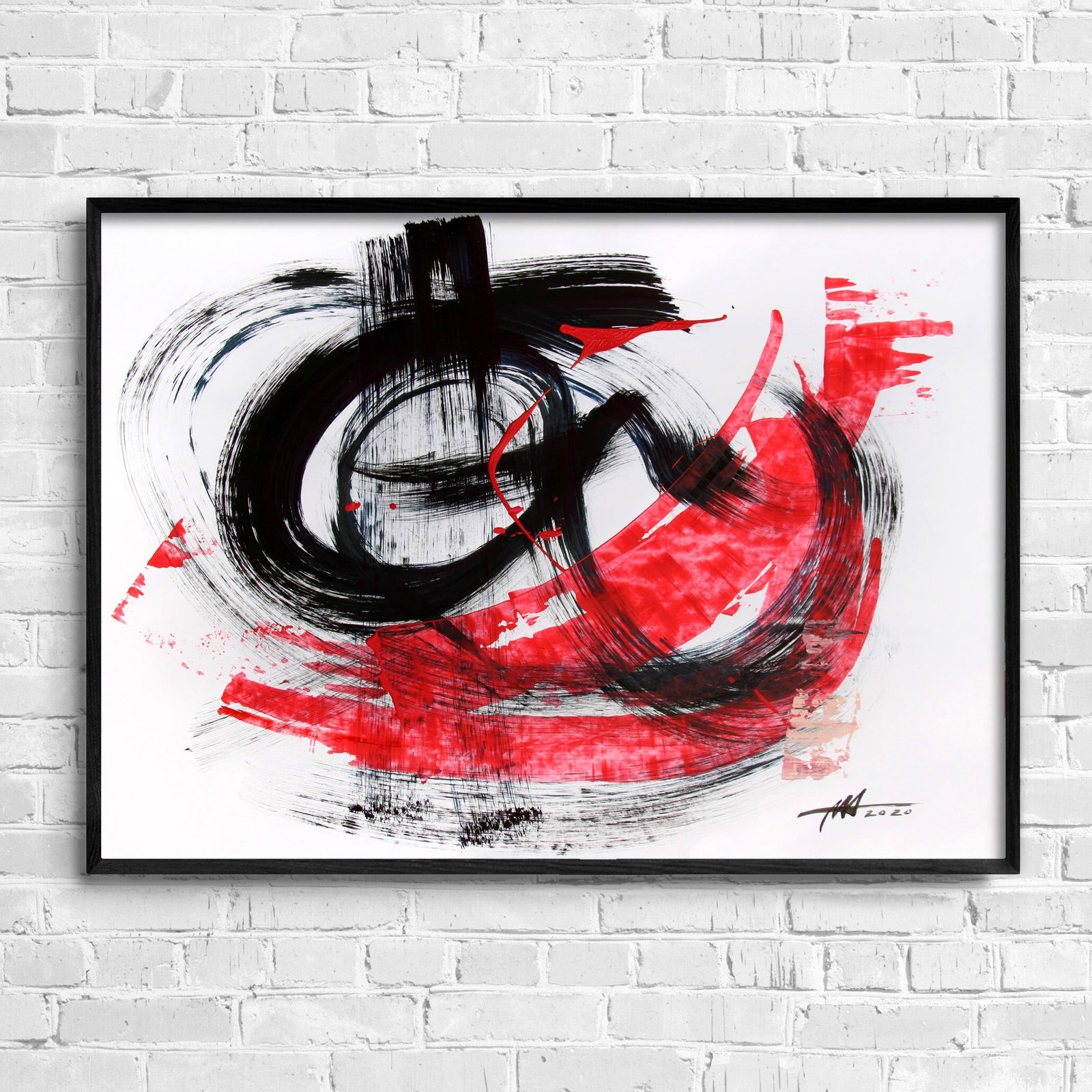 Acrylic painting Energy of complexity Anatoliy Menkiv - 2