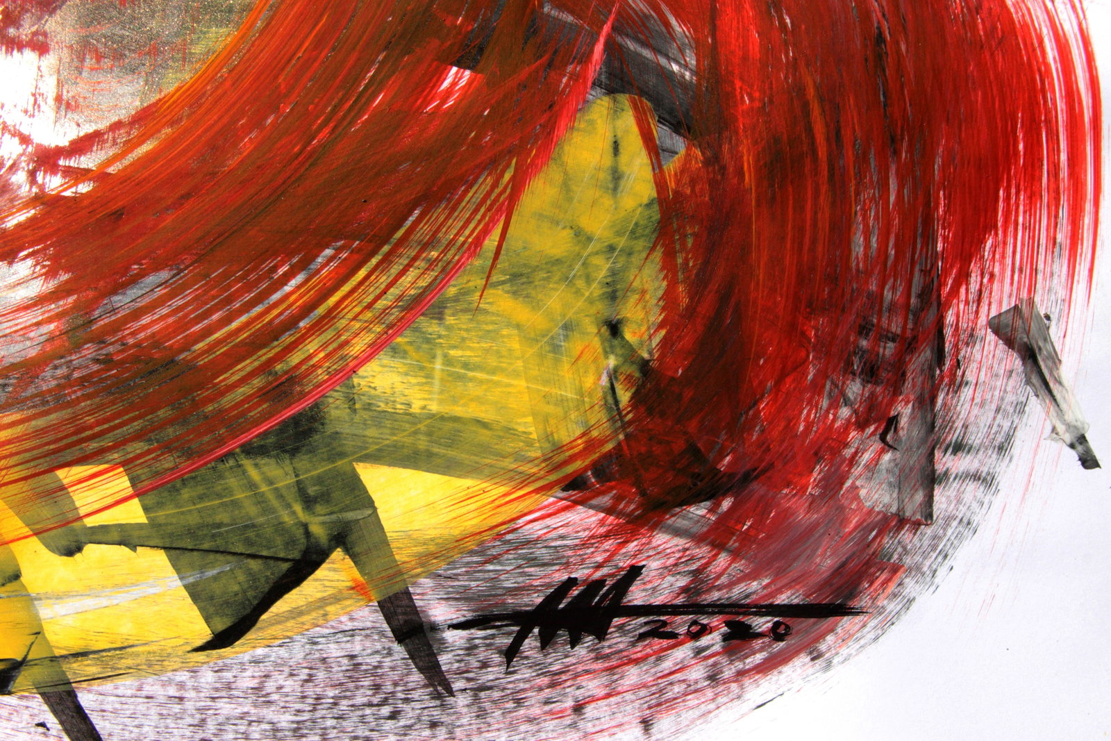 Acrylic painting To a better future Anatoliy Menkiv - 7