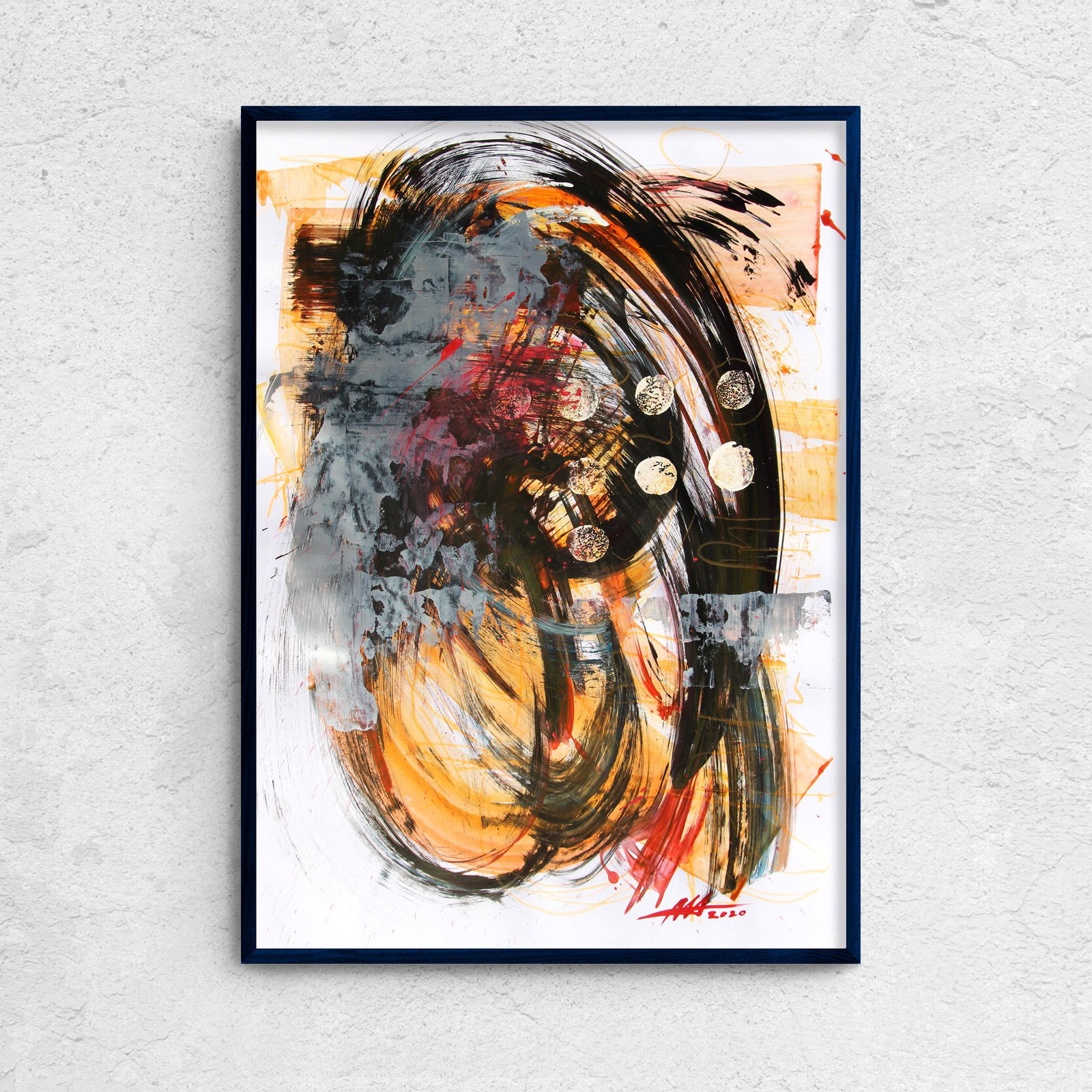 Acrylic painting Precious Energy Anatoliy Menkiv - 2