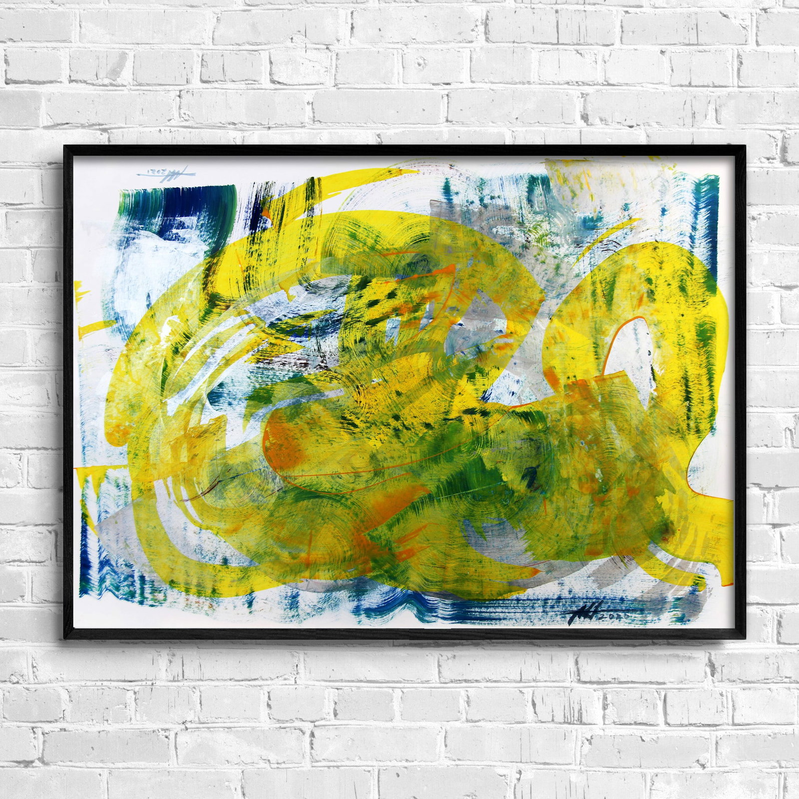 Acrylic painting Solar energy Anatoliy Menkiv - 2