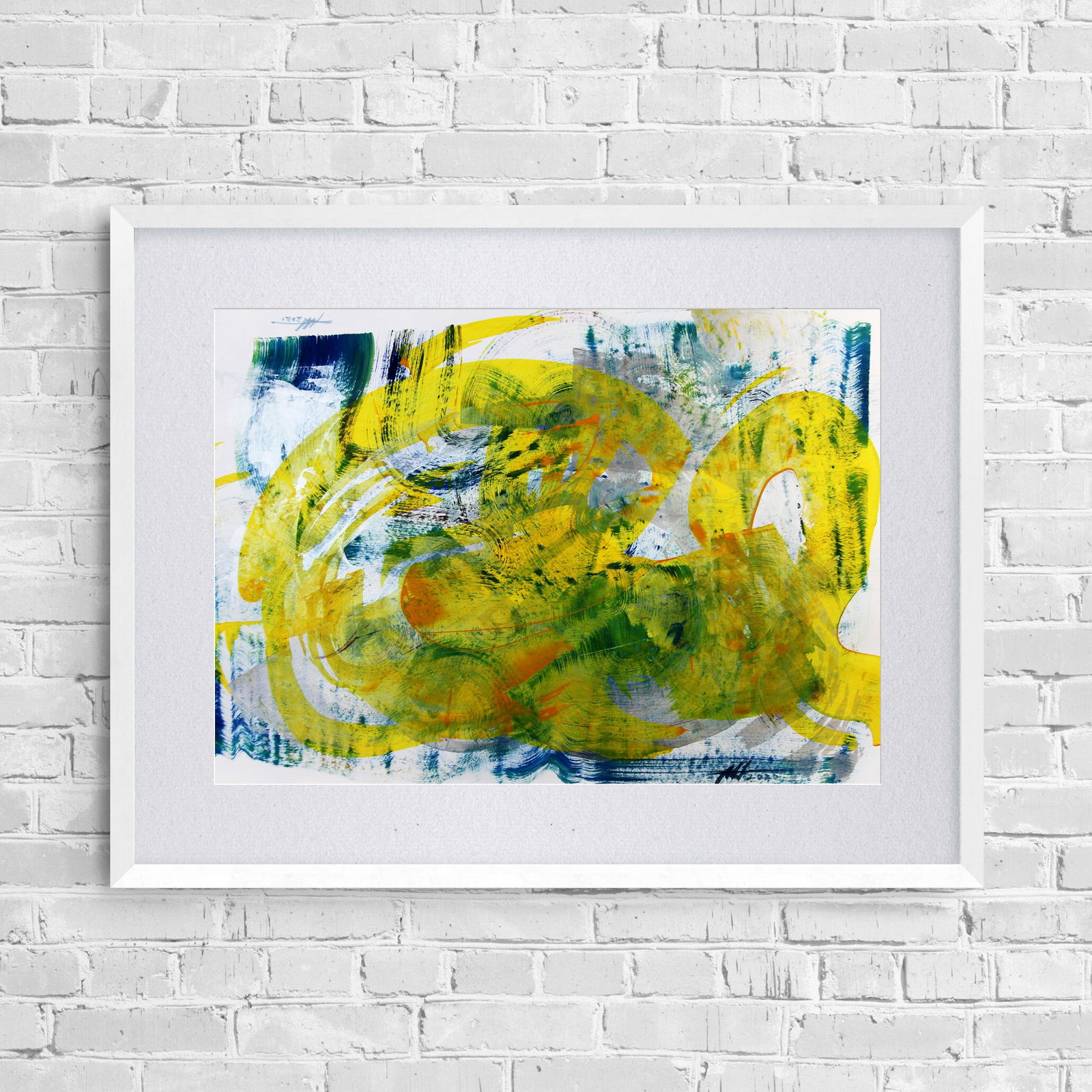 Acrylic painting Solar energy Anatoliy Menkiv - 3