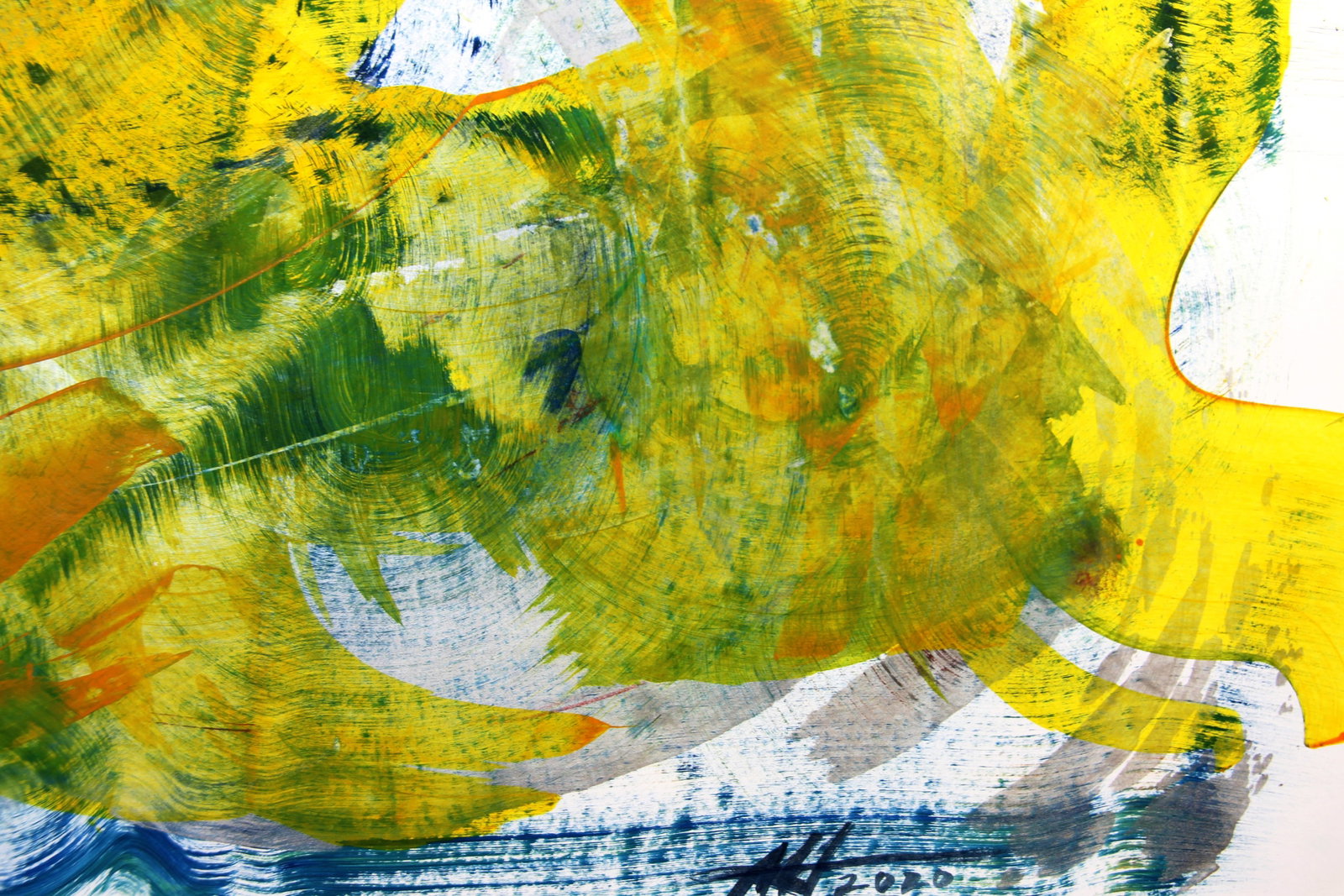 Acrylic painting Solar energy Anatoliy Menkiv - 6