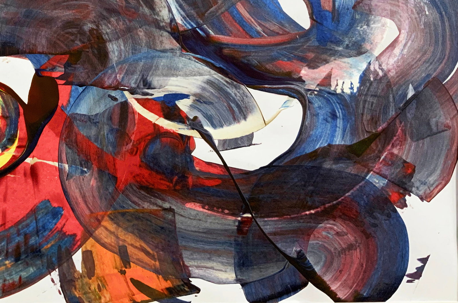 Acrylic painting In the abyss of energy Anatoliy Menkiv - 6