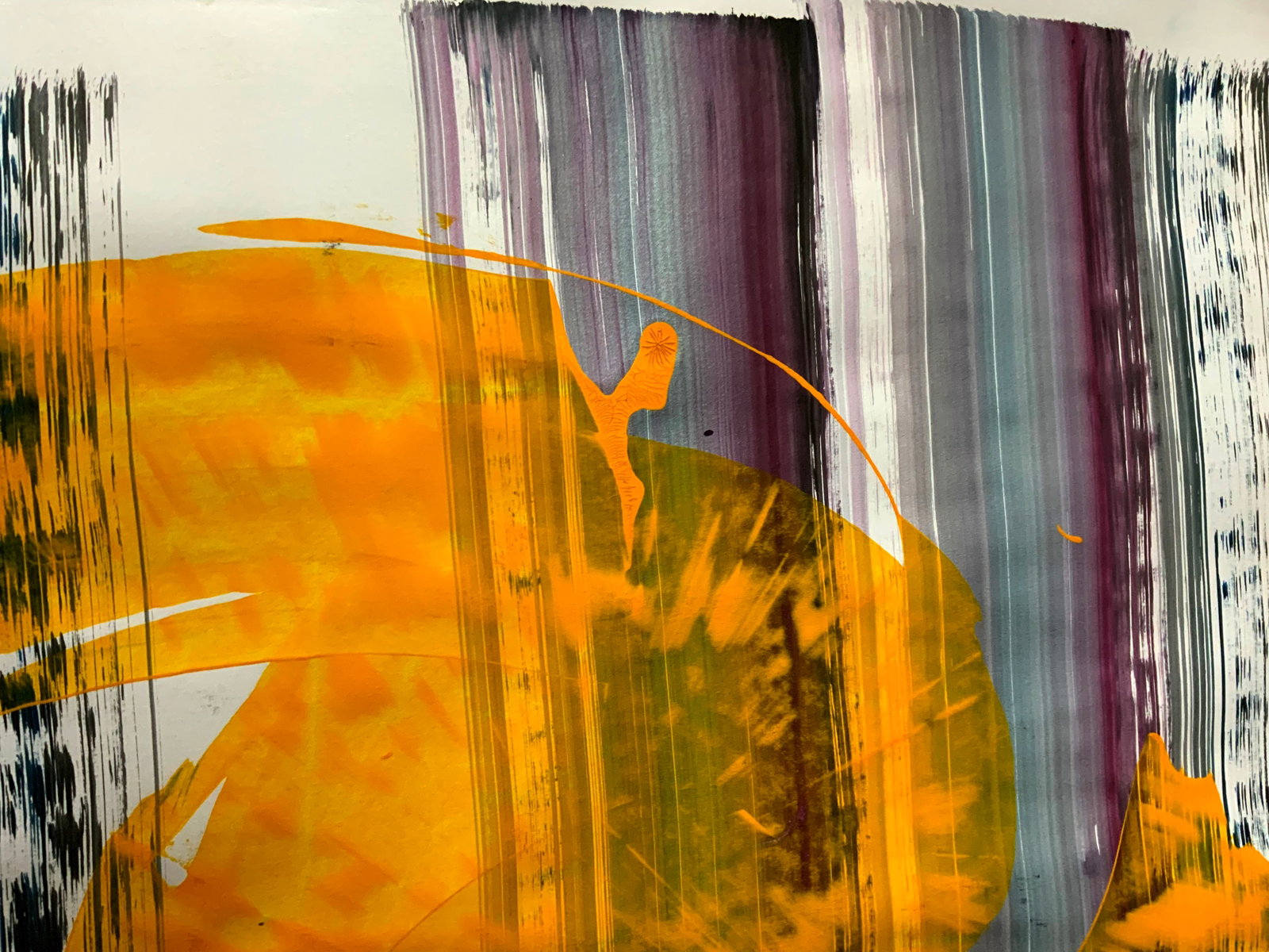 Acrylic painting Among the fog there is balance Anatoliy Menkiv - 7