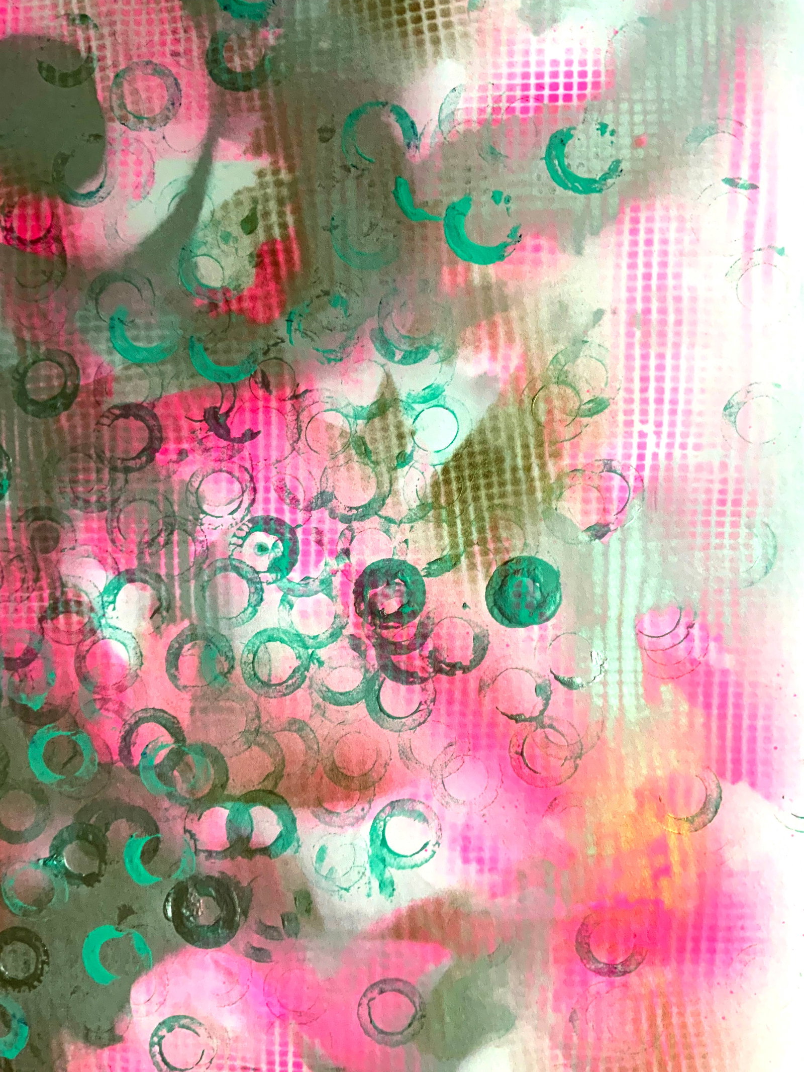 Acrylic painting Bubbles of Kindness Anatoliy Menkiv - 3