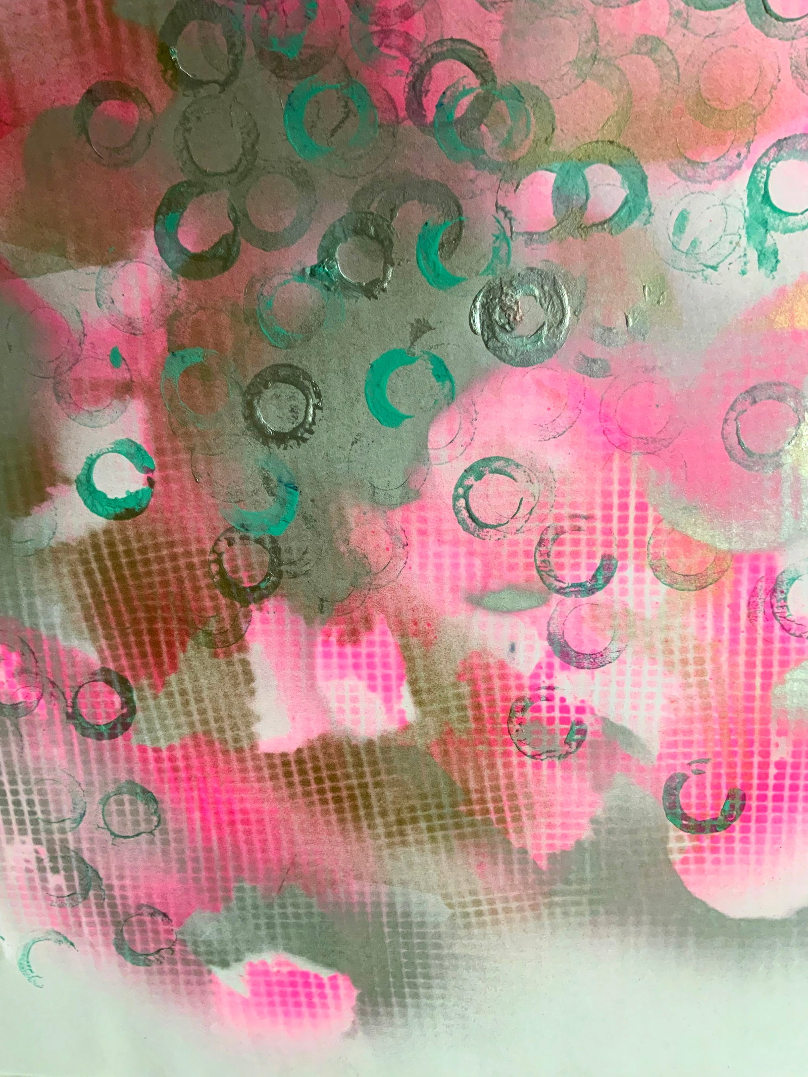 Acrylic painting Bubbles of Kindness Anatoliy Menkiv - 4