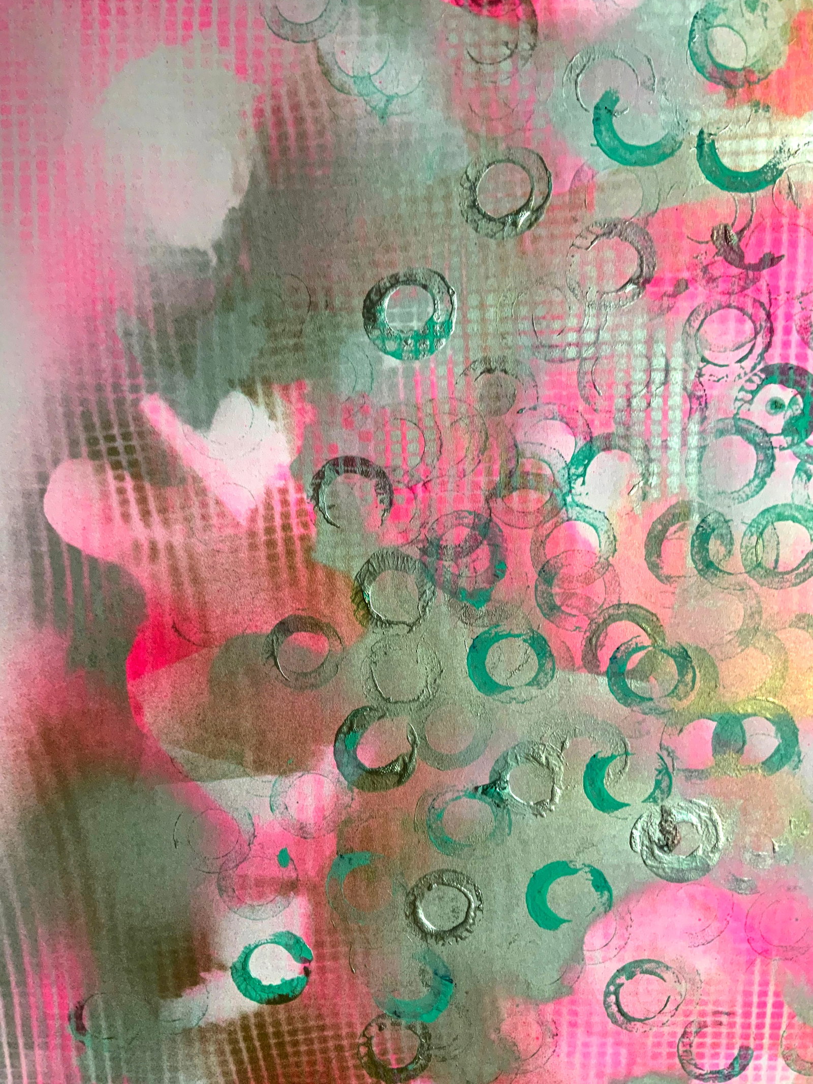 Acrylic painting Bubbles of Kindness Anatoliy Menkiv - 6